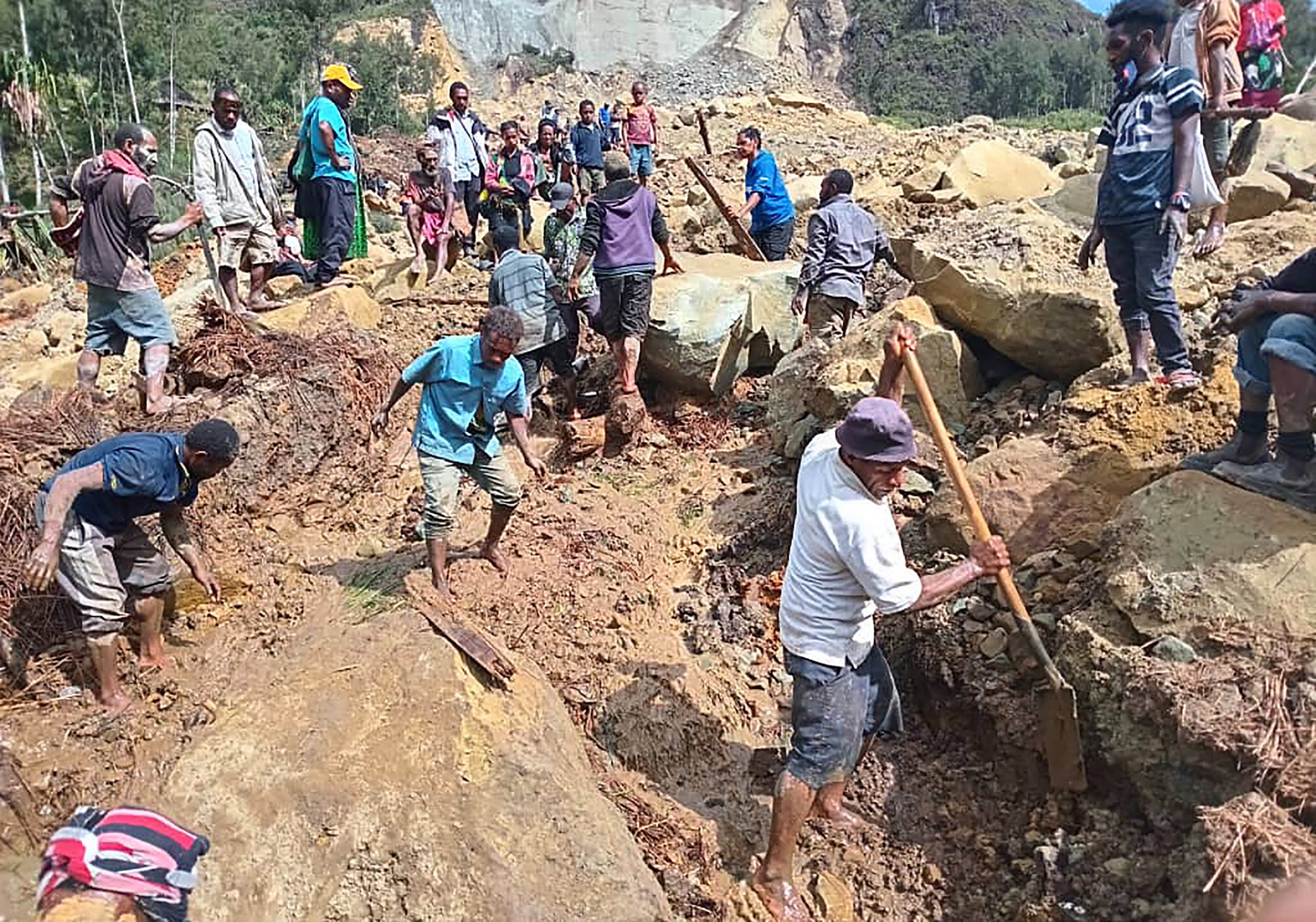 Deslizamento de terras na Papua Nova Guiné: mais de 2000 pessoas soterradas, o triplo do que se pensava