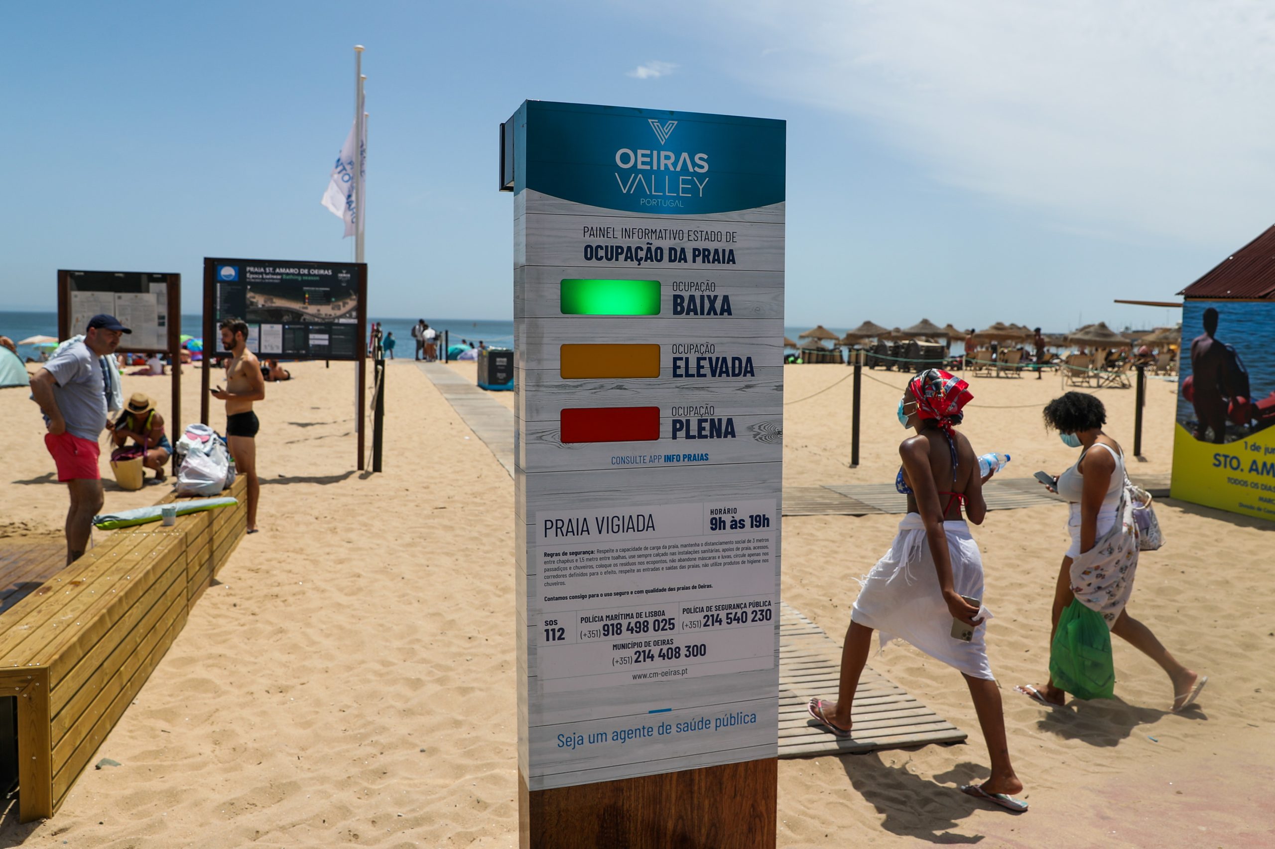 Vai à praia? Esta é a lista final da lotação máxima de cada uma