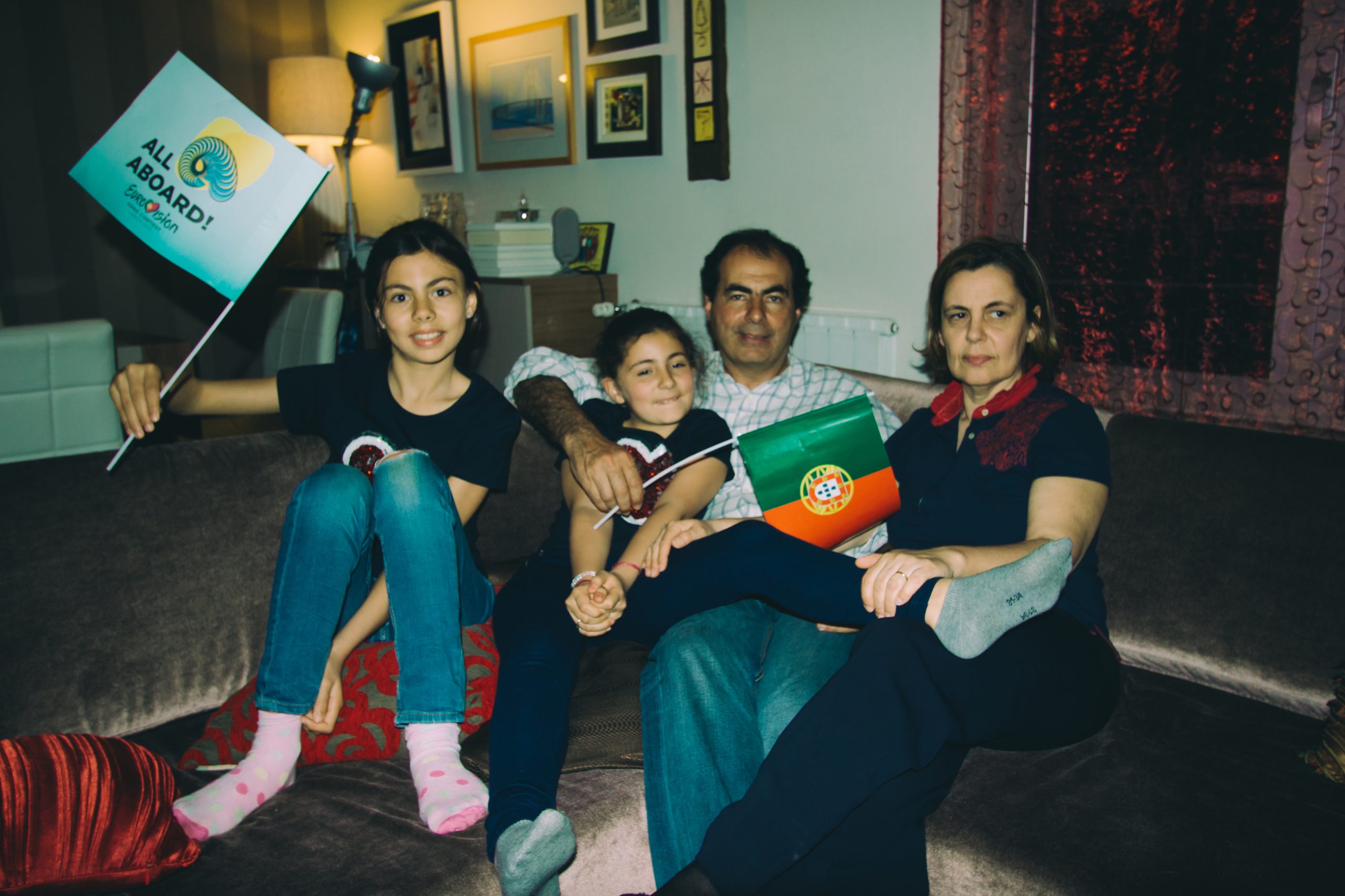 Eurovisão: Batemos à porta da família Guilherme para ver a primeira semifinal. Aqui, Israel recebeu zero pontos