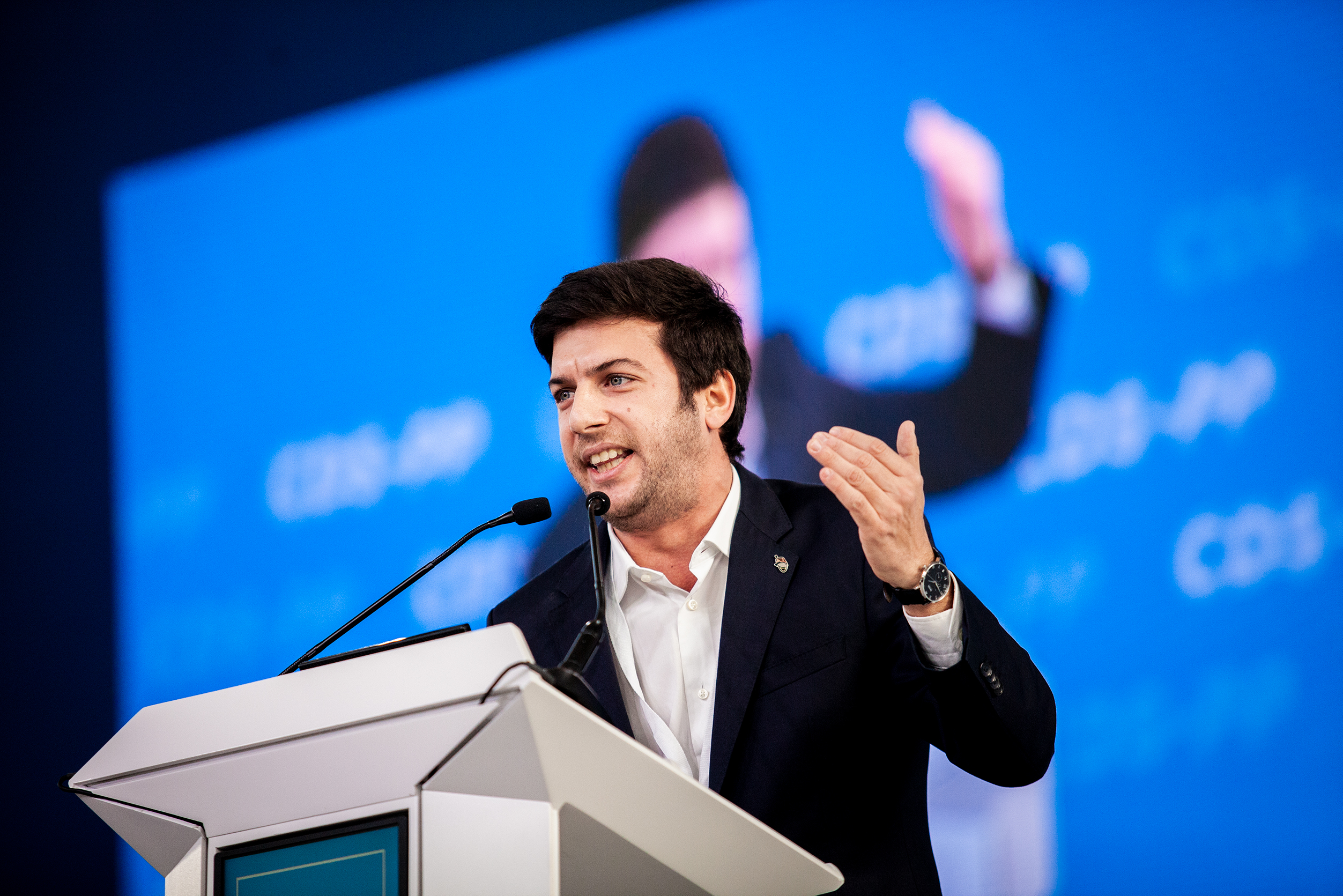 Francisco Rodrigues dos Santos recebe a maior ovação da manhã