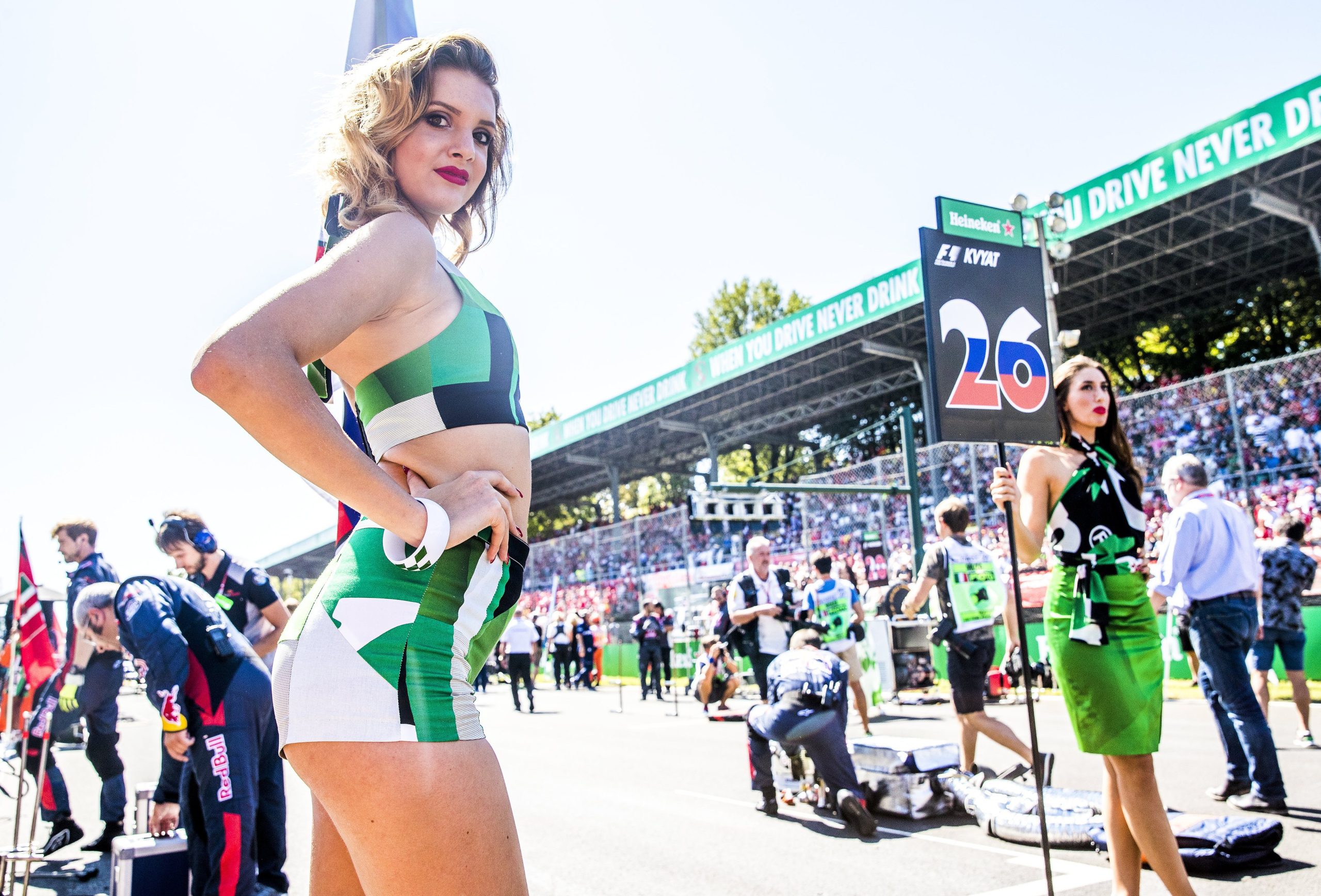 Formula 1 sem meninas na grelha de partida já esta temporada