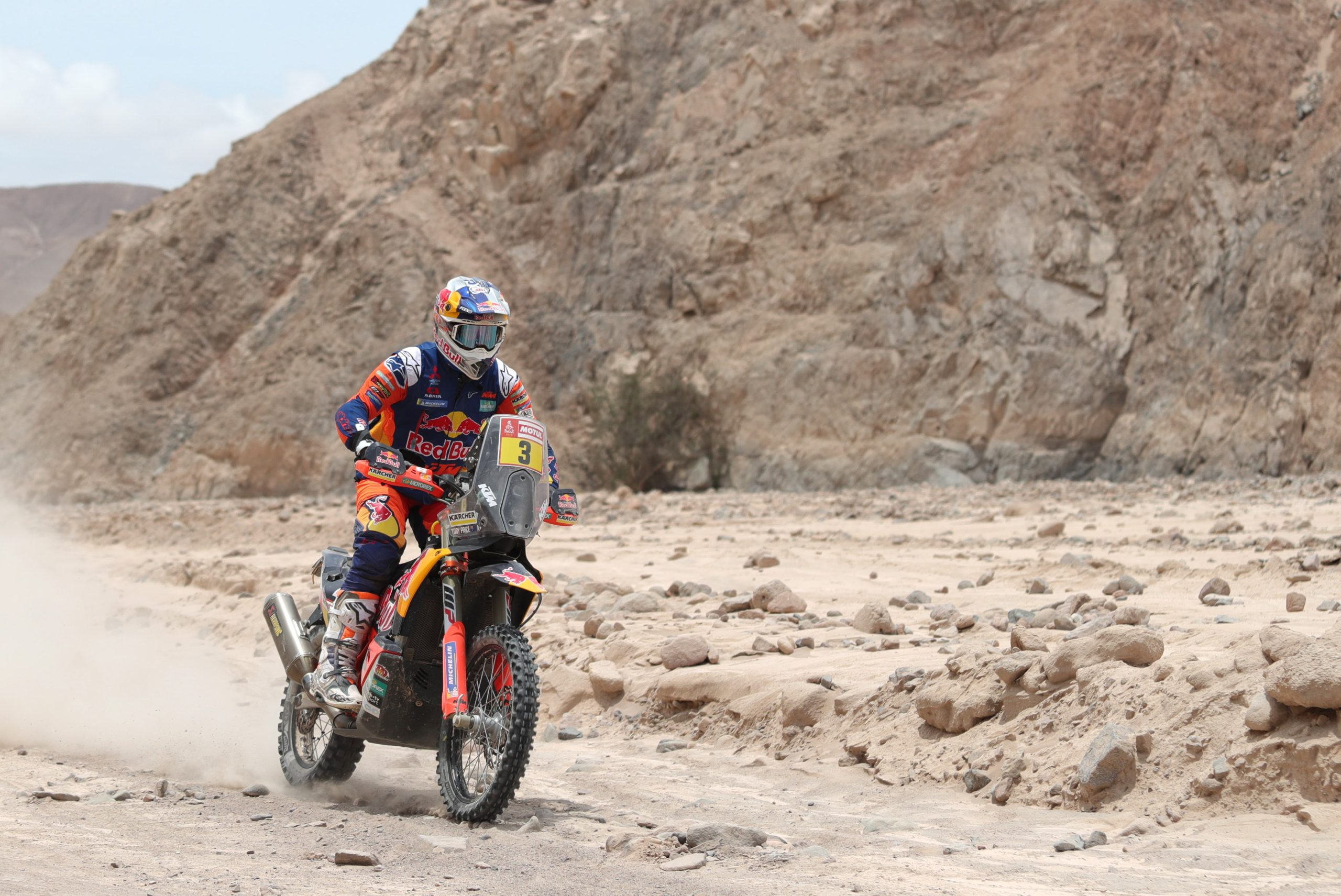 Dakar 2019: Toby Price resiste ao ataque de Pablo Quintanilla e segura liderança nas motas
