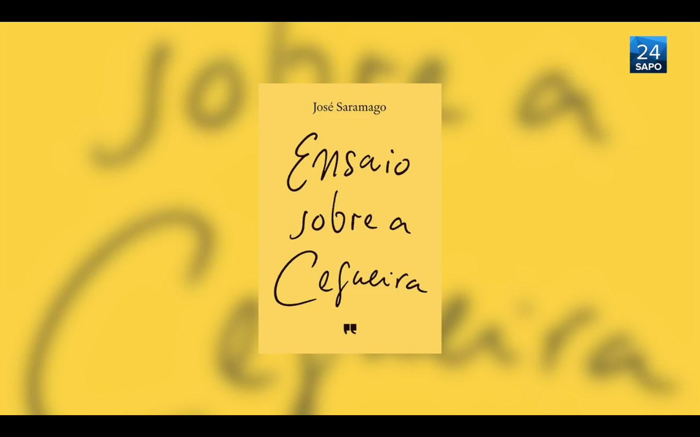 Ensaio sobre a Cegueira. “Os livros de Saramago lêem-se em voz alta”