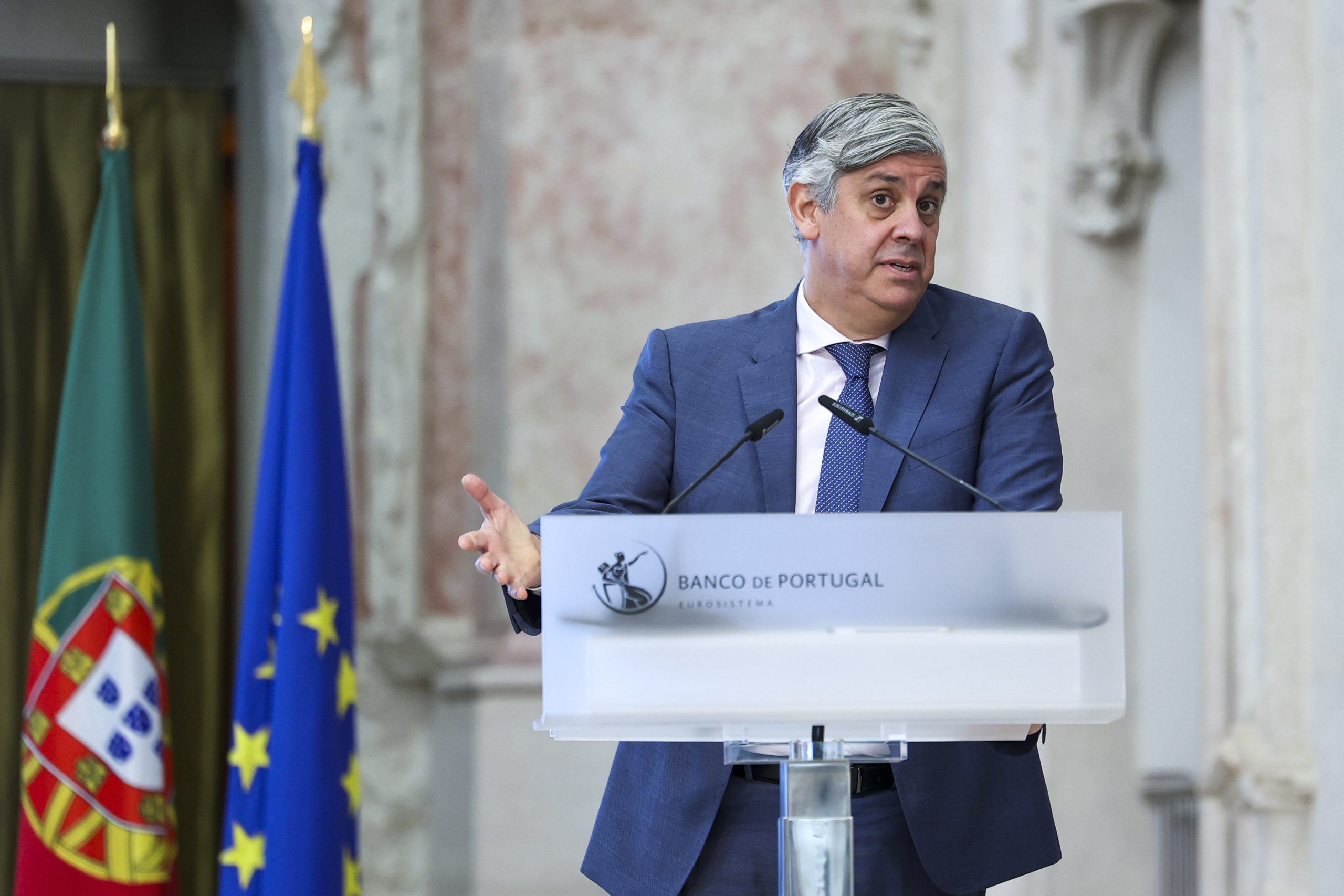 Governador do Banco de Portugal diz que rácio de dívida pública ficou abaixo dos 100% do PIB em 2023