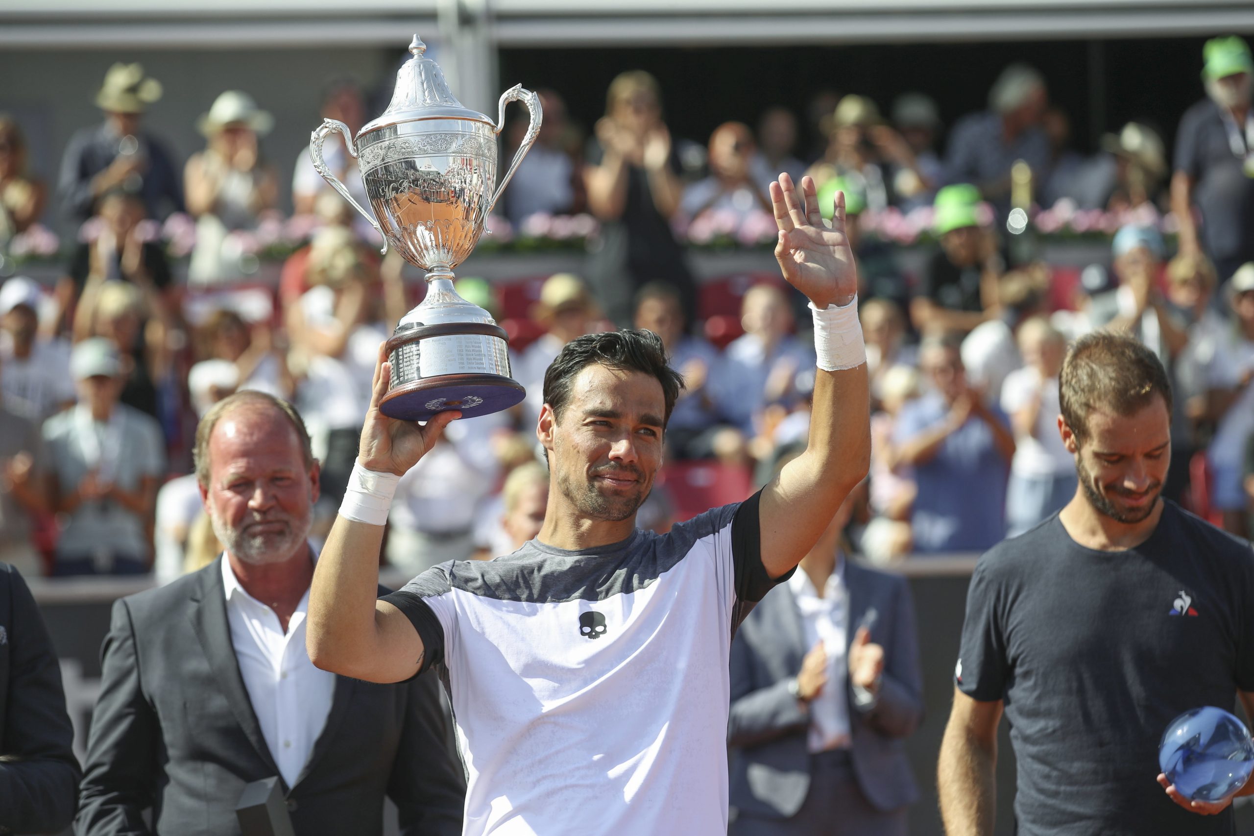 Tenista italiano Fabio Fognini conquista torneio de Bastad