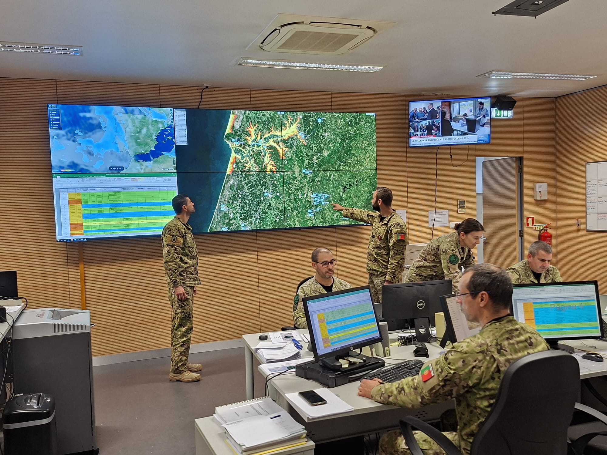 Exército usa mapas e dados para antecipar riscos de cheias e proteger populações