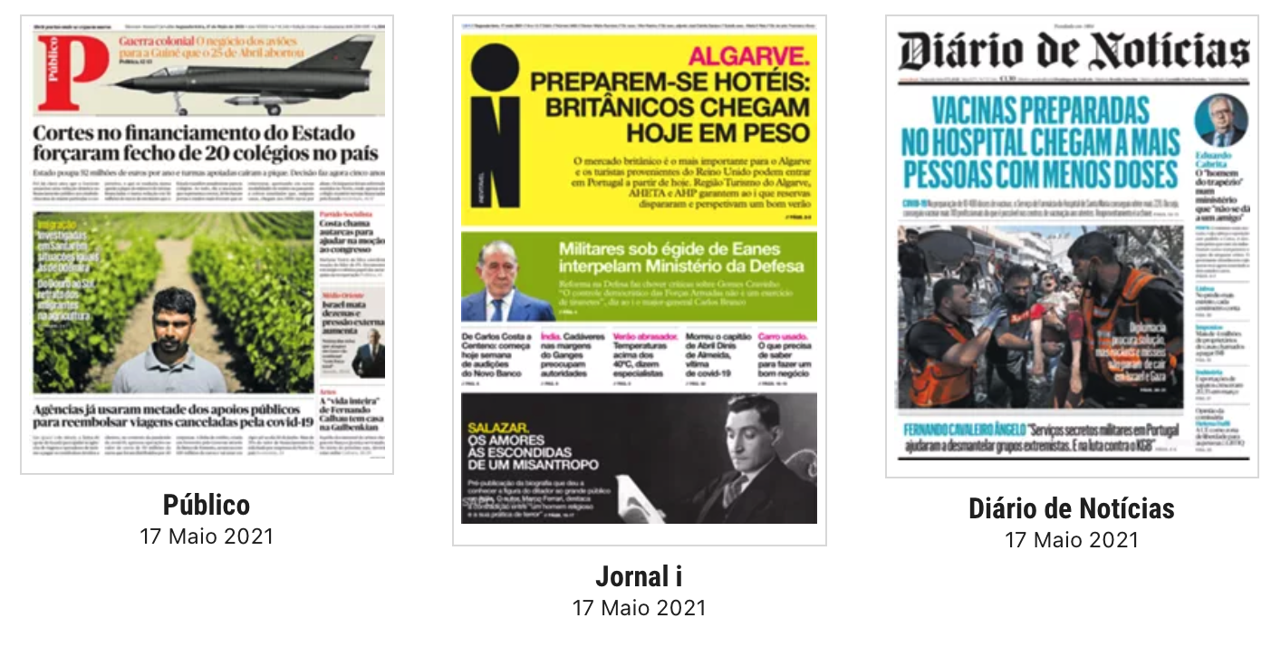 Revista de Imprensa: A chegada dos britânicos ao Algarve e os ‘rockets’ que não param de cair em Israel e Gaza