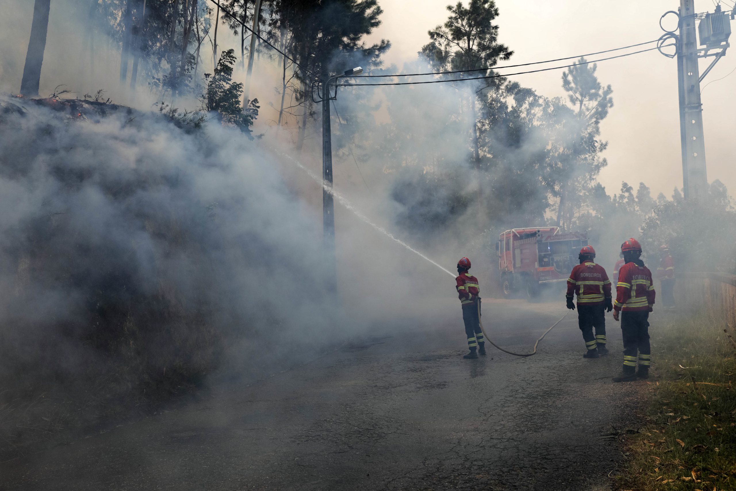 Fogo em Sever do Vouga tem “várias frentes” mas sem casas em perigo