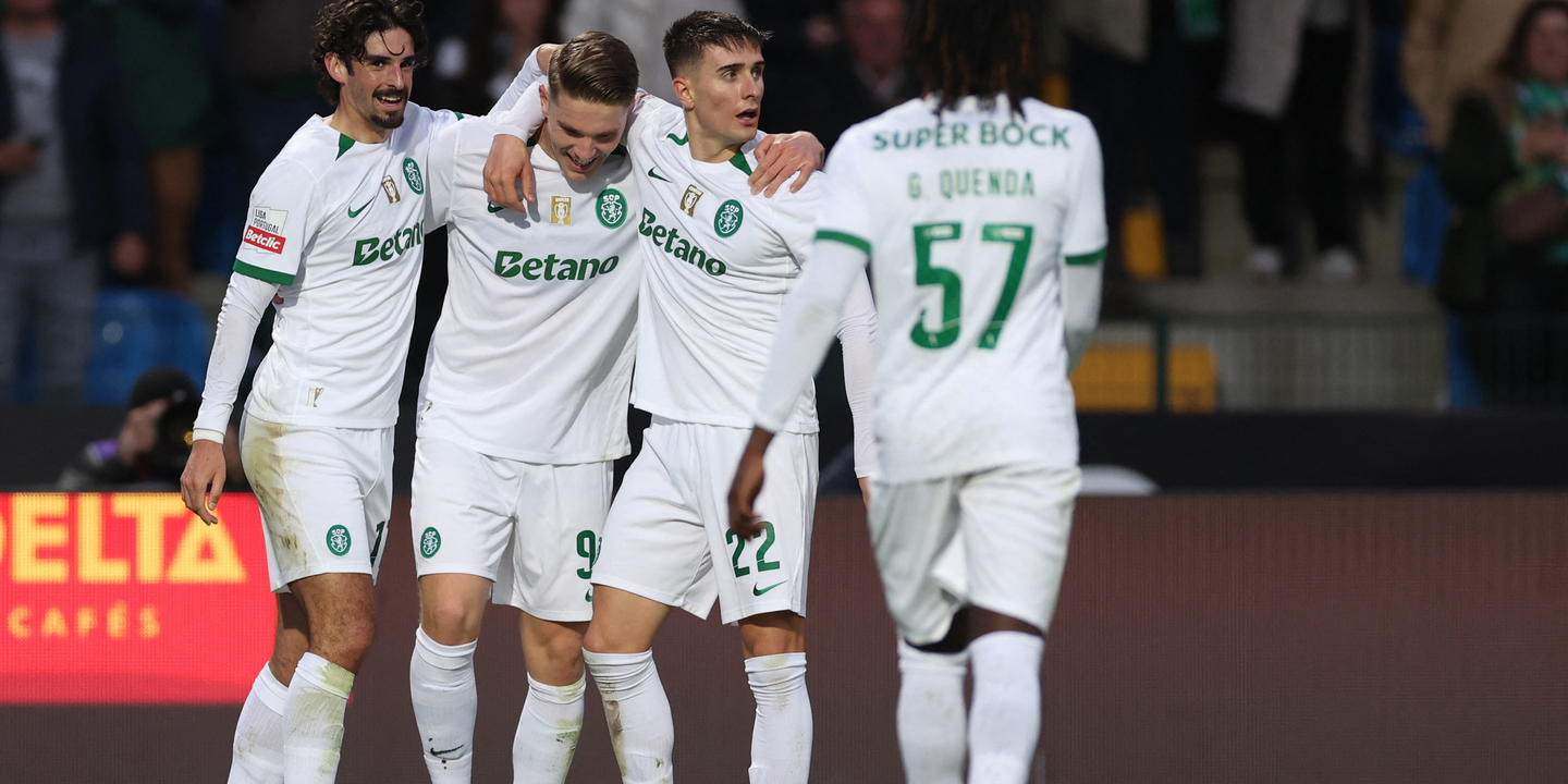 Sporting aproxima-se da final da Taça de Portugal com vitória na 1.º mão das meias-finais