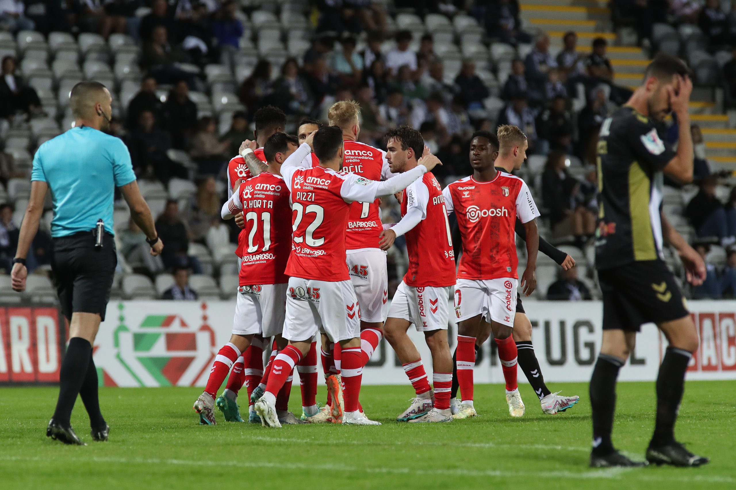 Sporting de Braga goleia Nacional e está perto da final da Taça de Portugal
