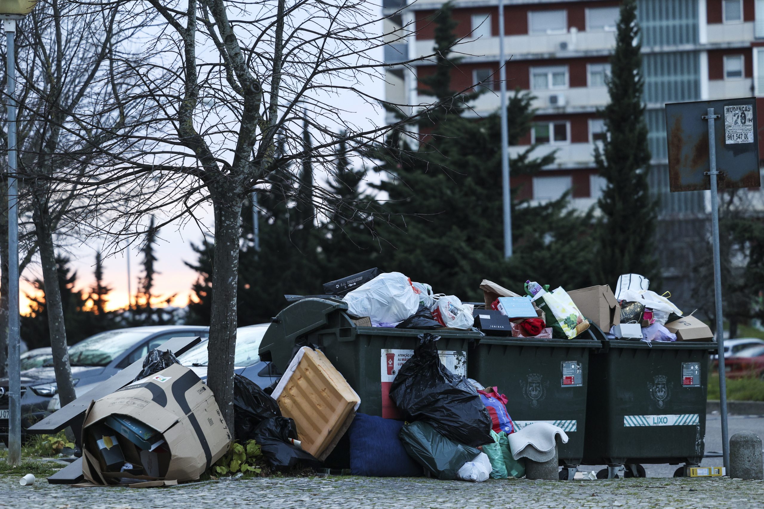 Câmara de Lisboa reconhece “situação difícil” com lixo acumulado durante greve