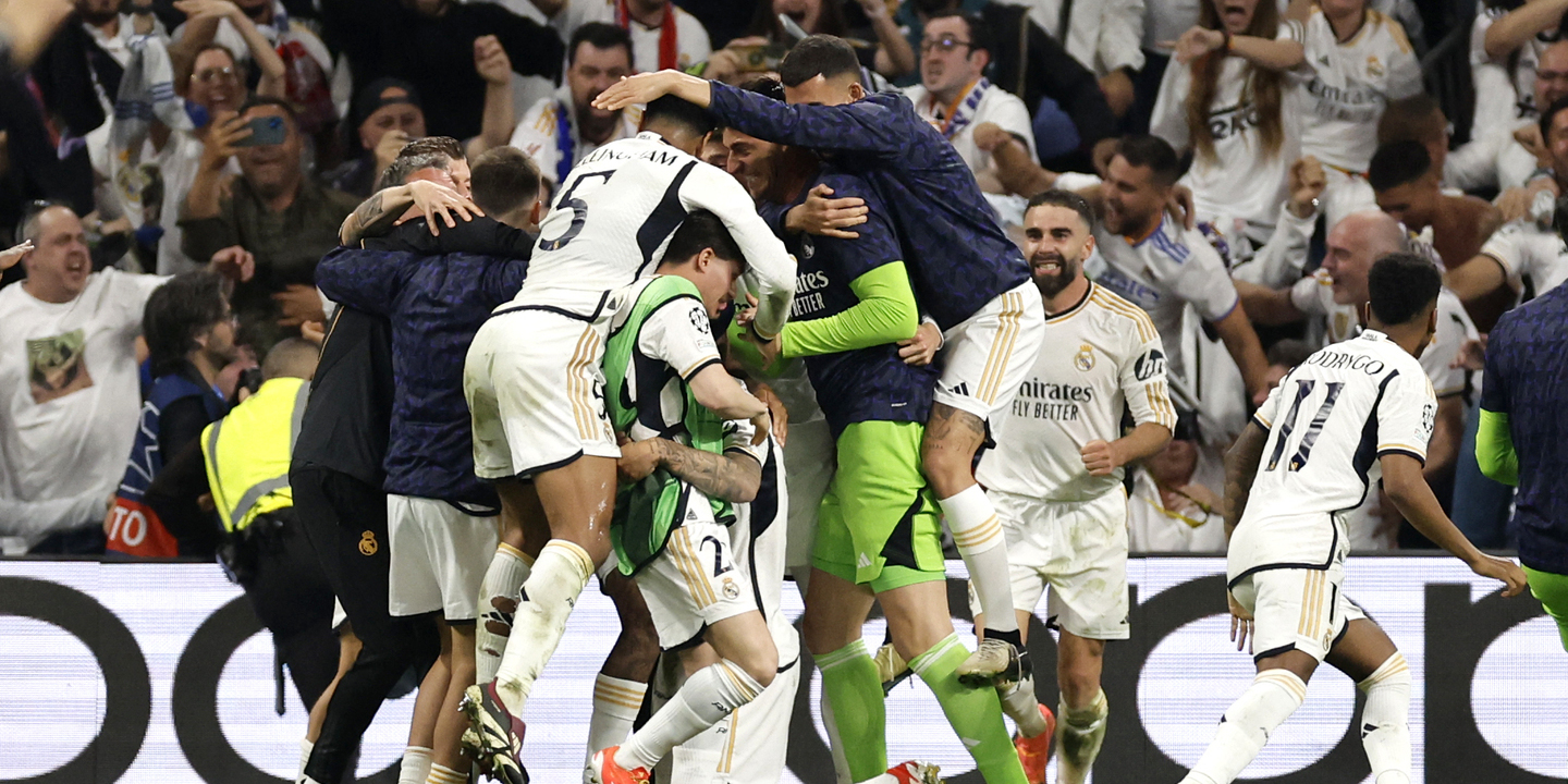 Real Madrid vai disputar final da ‘Champions’ com o Dortmund após reviravolta no Bernabéu