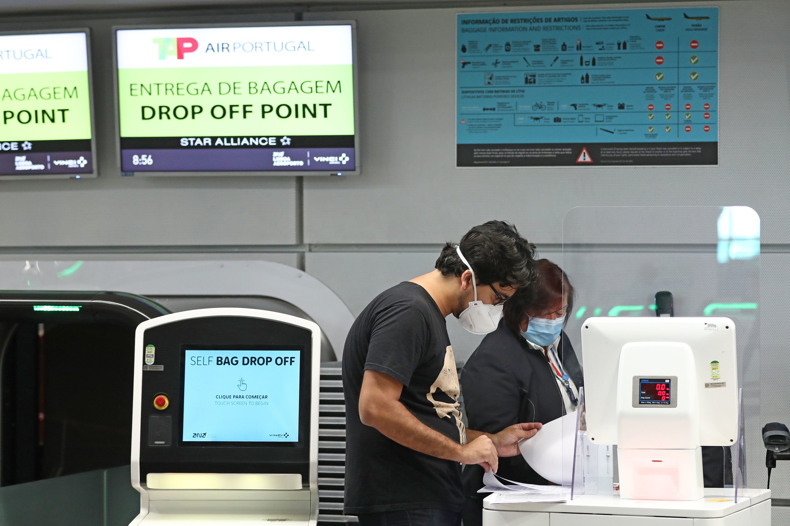 Número de passageiros nos aeroportos duplica para 3,6 milhões em setembro