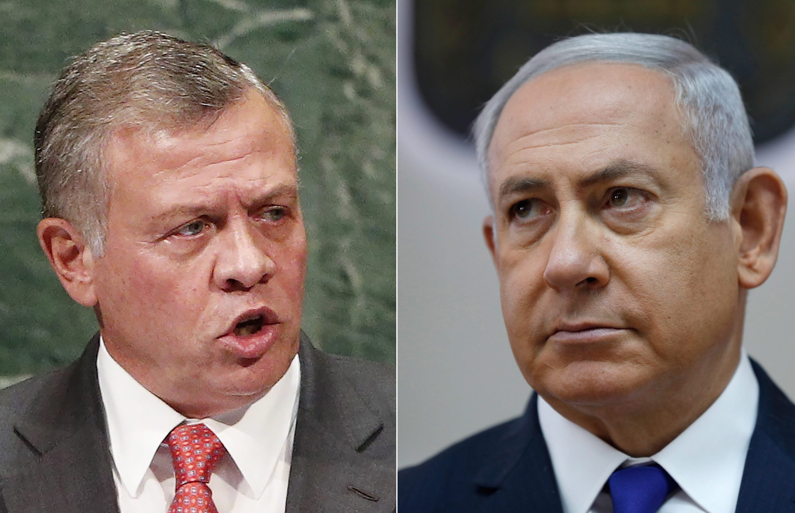 Netanyahu diz que Israel quer negociar cedência de terras com a Jordânia