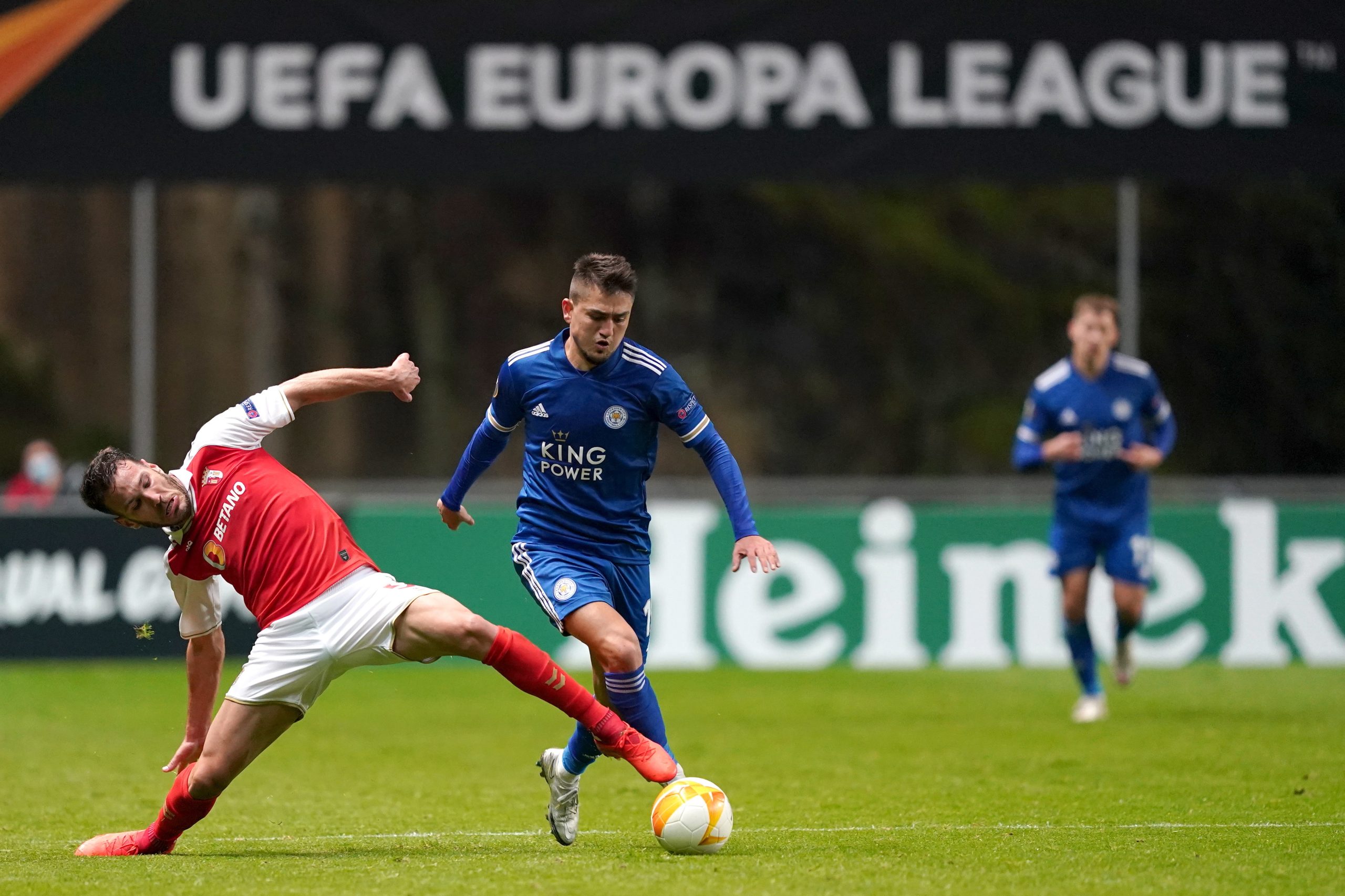 Liga Europa: Braga empata com Leicester e fica a um triunfo do apuramento