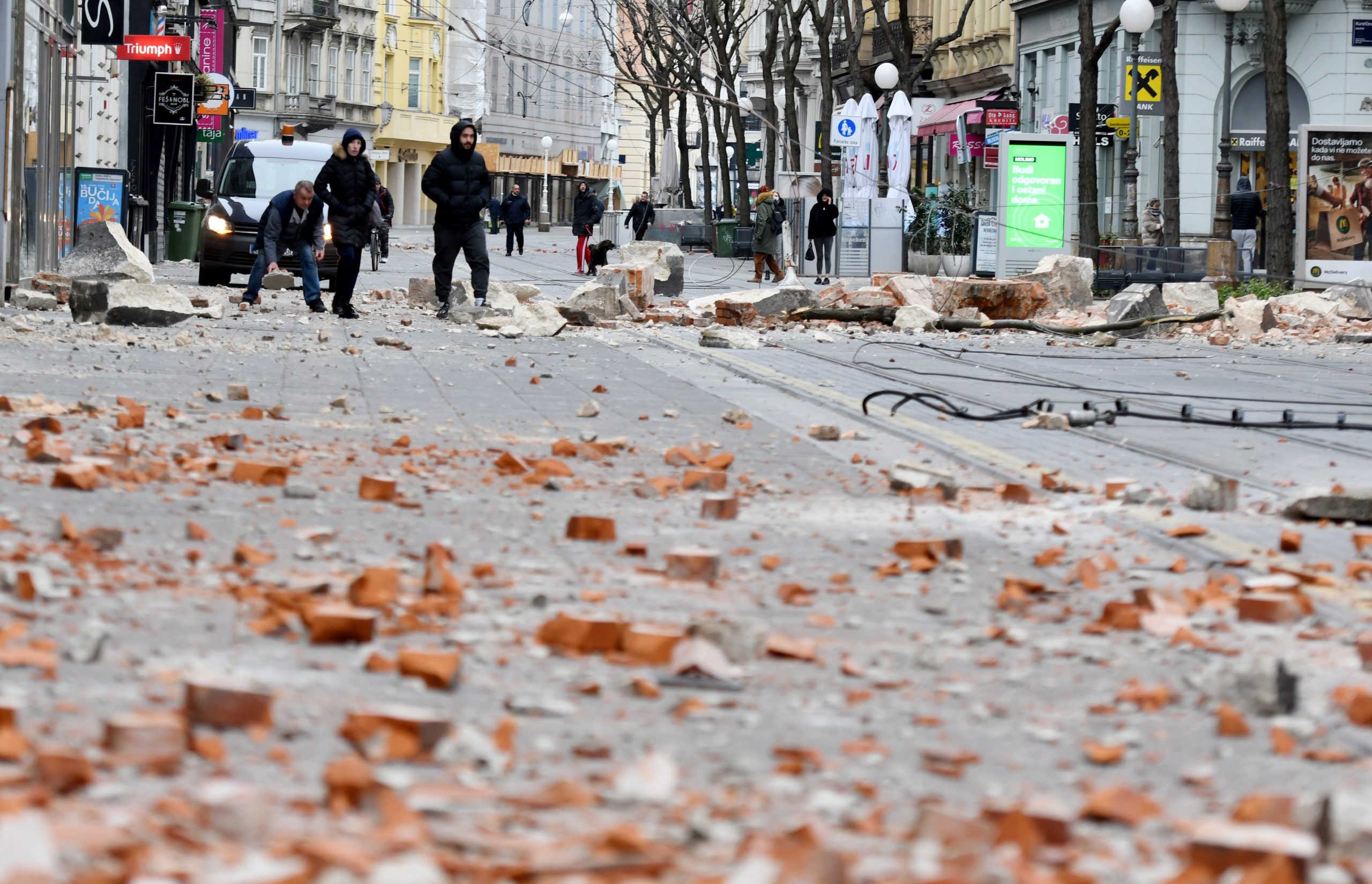 Em contenção à pandemia da Covid-19, a Croácia foi abalada por um forte sismo de magnitude 5,3