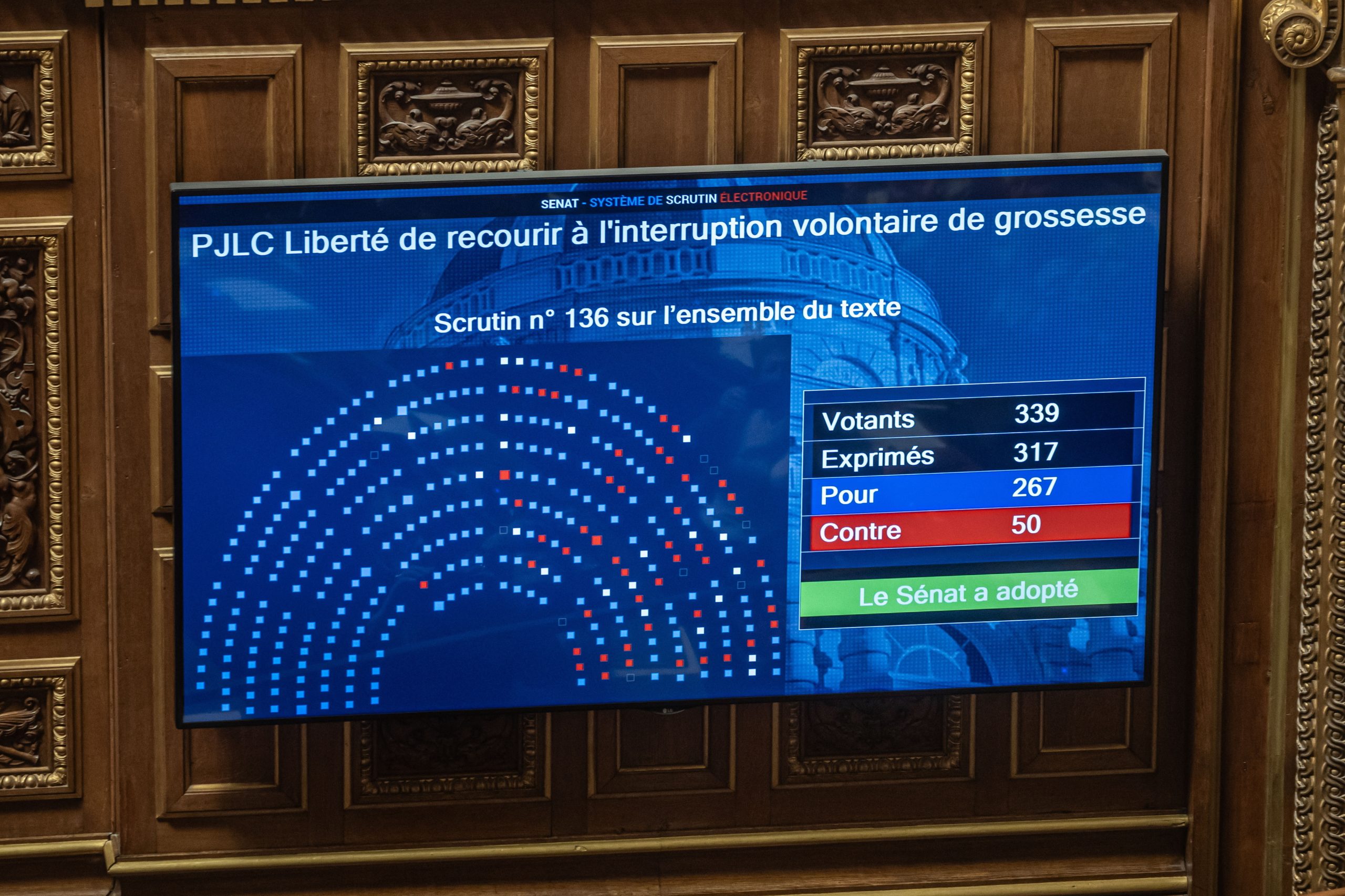 Senado francês aprova inclusão do aborto na Constituição