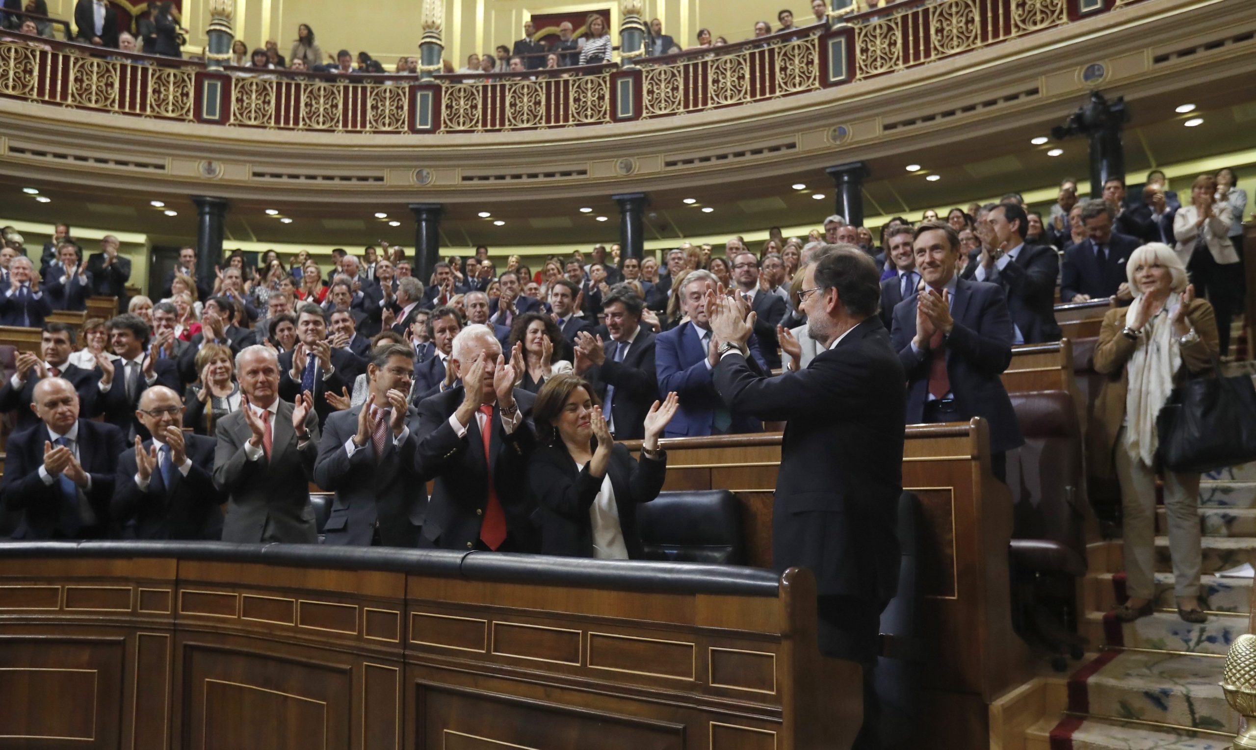 Espanha: Presidente do Conselho Europeu pede estabilidade e coesão social a Rajoy