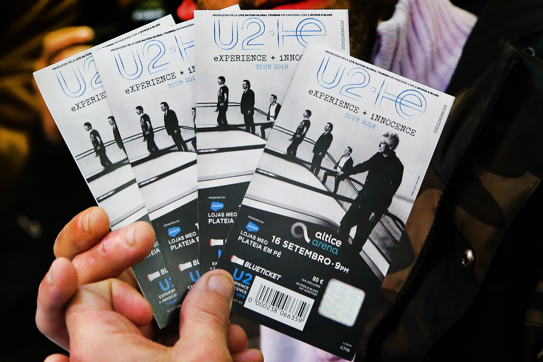 ASAE detém 24 pessoas por especulação na venda de bilhetes para os U2