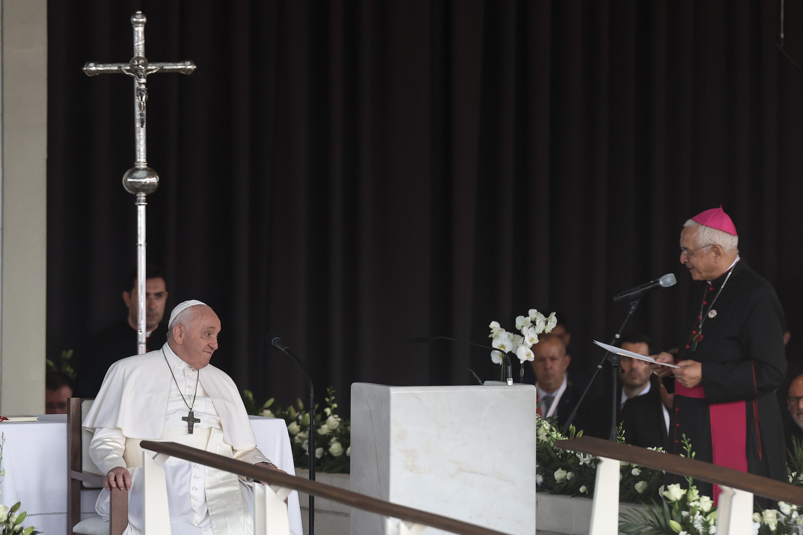 JMJ: Bispo José Ornelas evoca Ucrânia e abusos em saudação ao Papa
