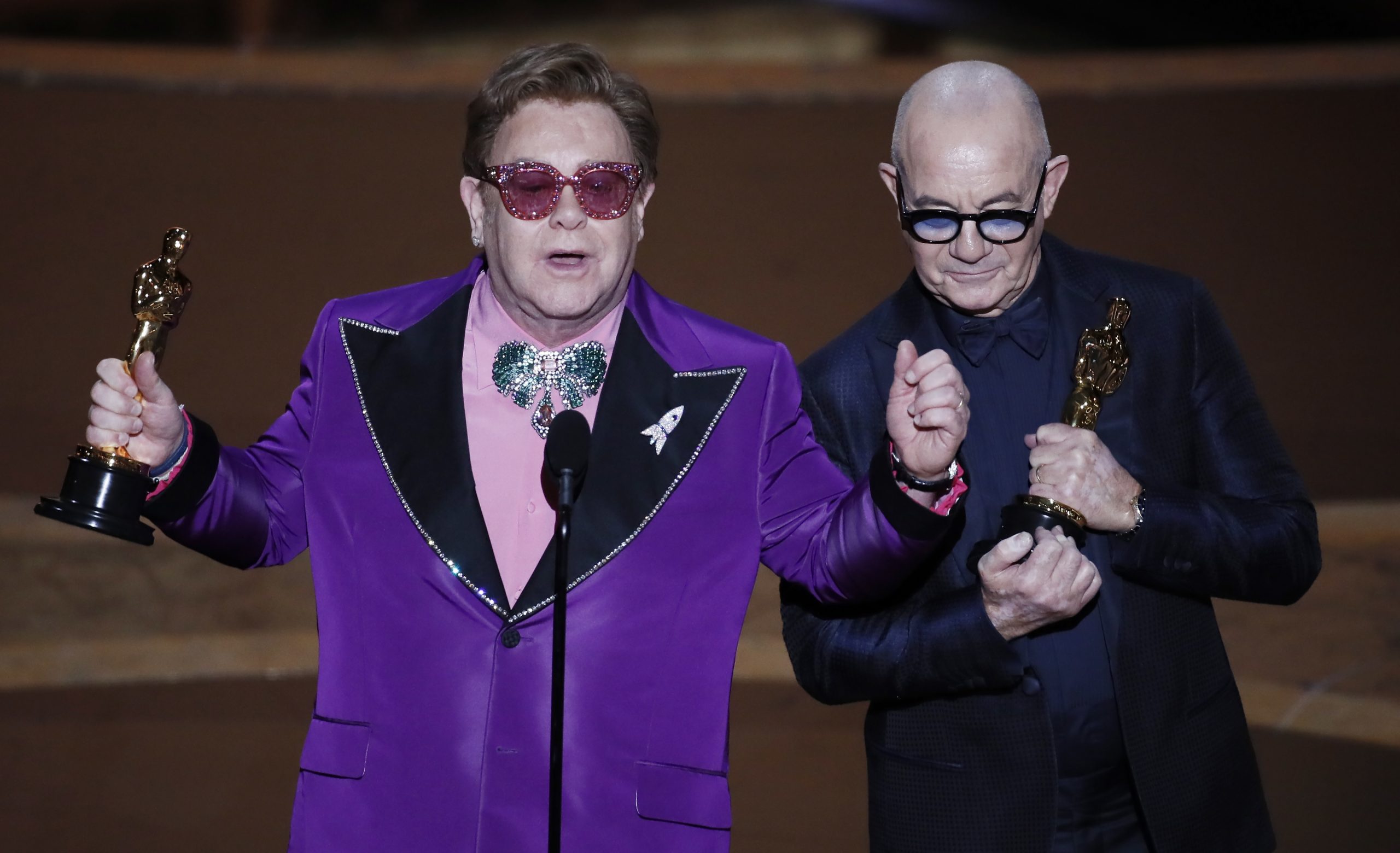 Elton John: “Já tenho um destes, mas queria tanto ganhar um para toda a gente envolvida neste filme”