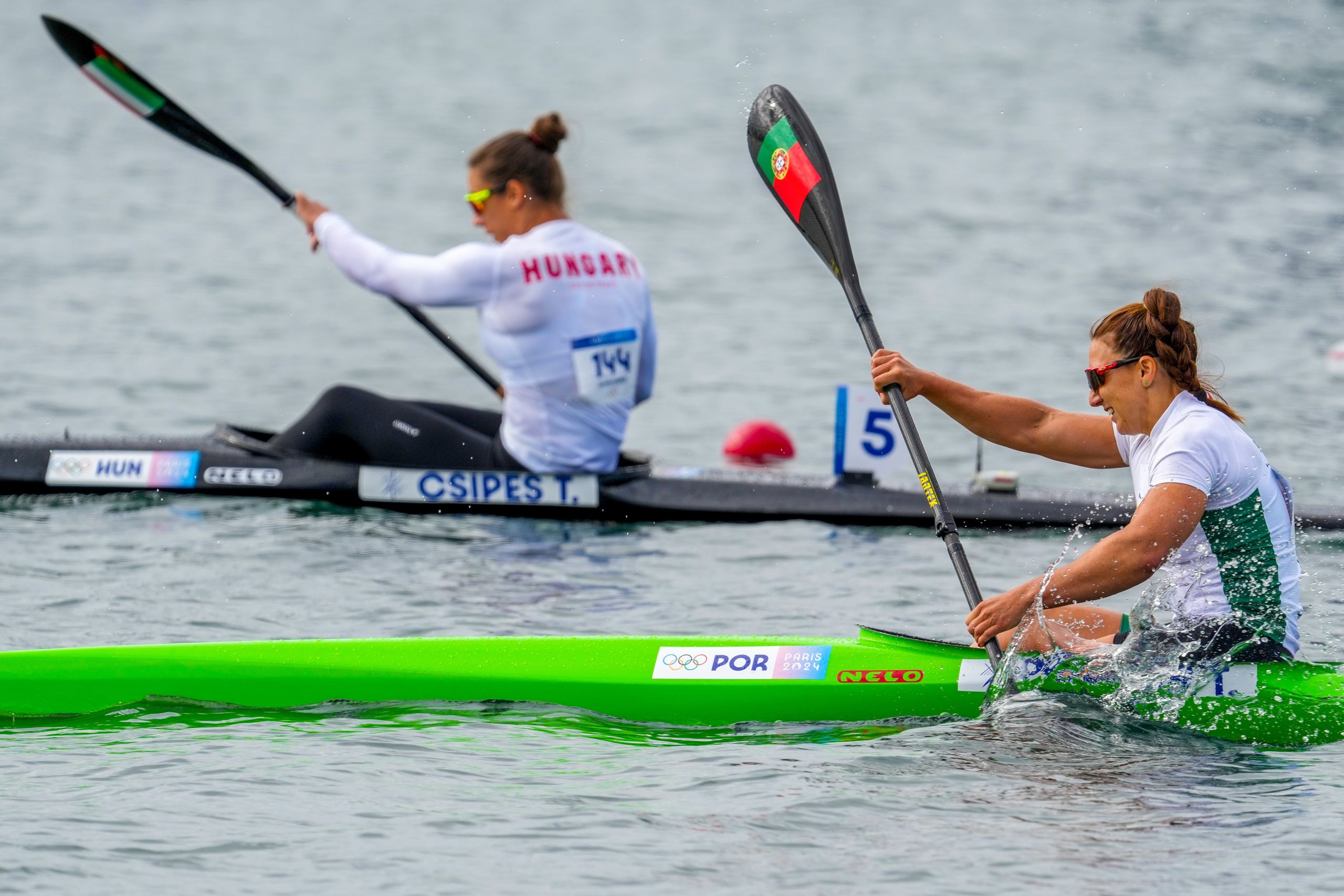 Canoísta Teresa Portela relegada para os ‘quartos’ de K1 500 metros em Paris2024