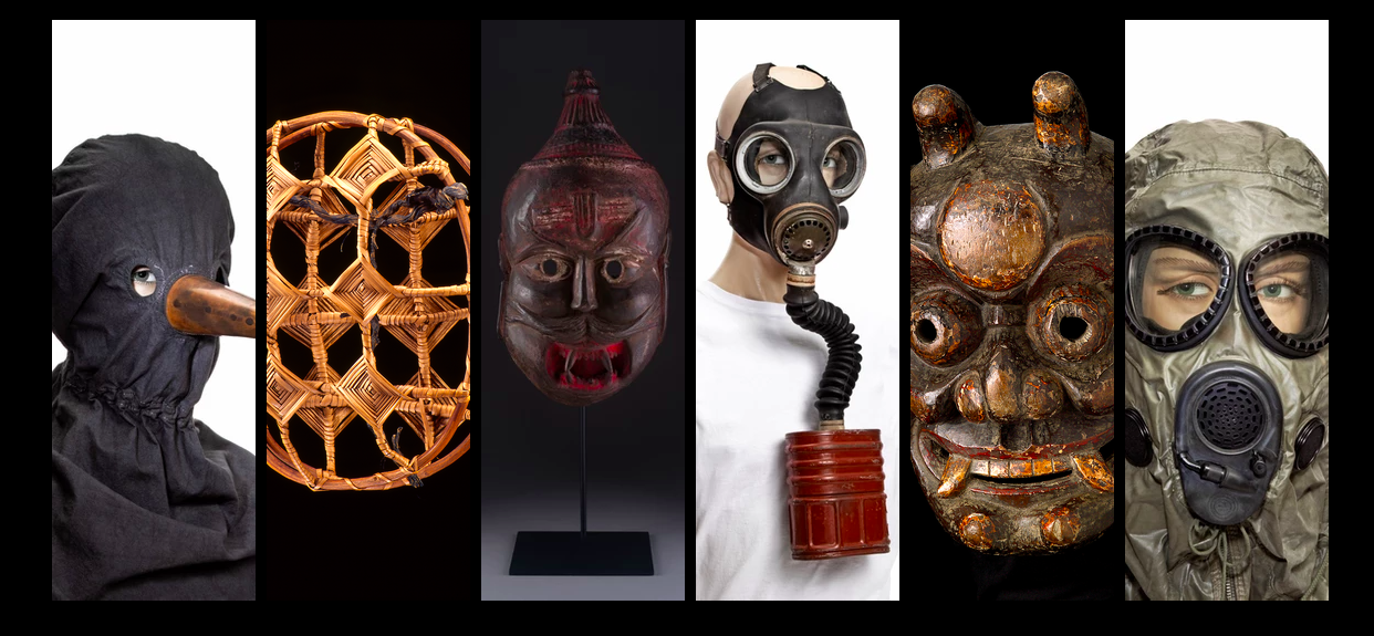 Hoje é dia de ver uma exposição. E esta é sobre um dos assuntos do momento: a máscara