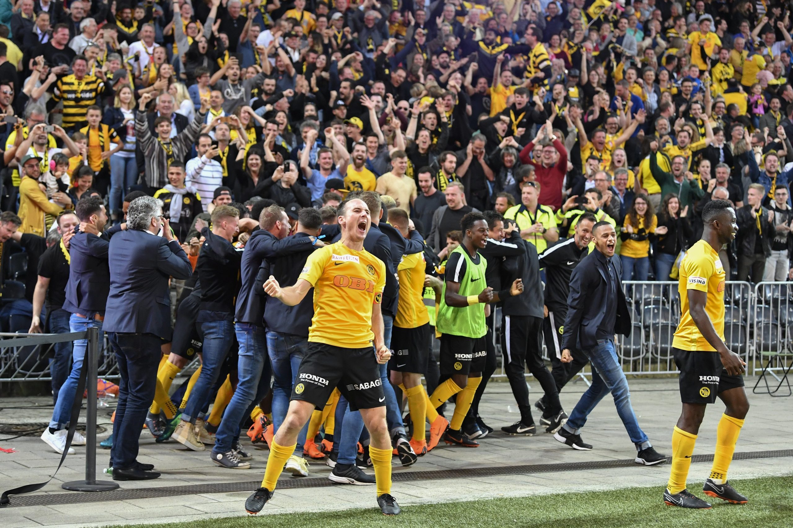 Young Boys volta a sagrar-se campeão suíço de futebol após 32 anos