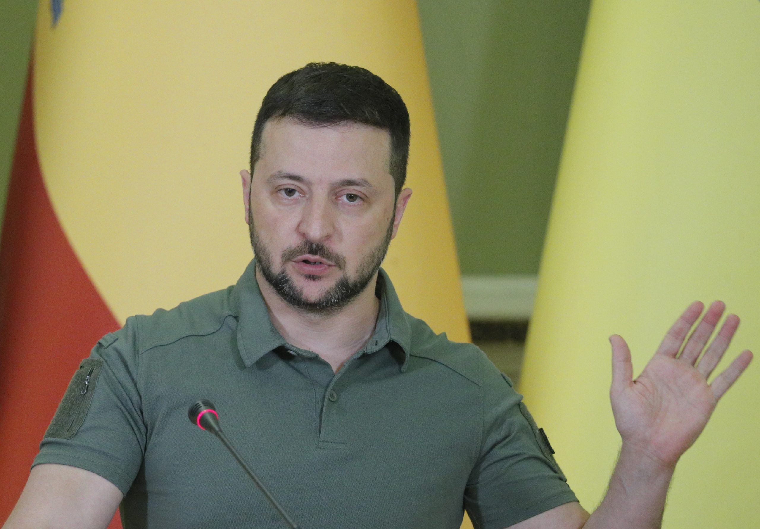 Zelensky analisou desbloqueio de corredor de cereais com Stoltenberg
