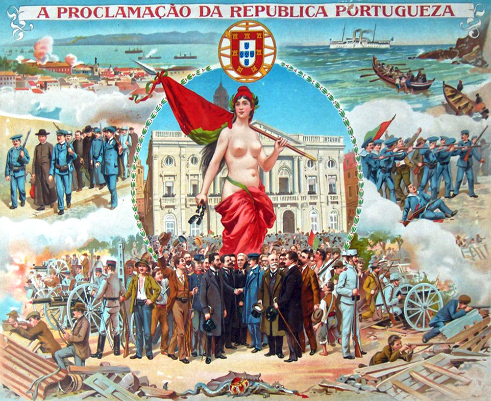 “História de Portugal de Cor e Salteada”.  O dia em que a Senhora República desfilou bem viva e em ousado top‐less