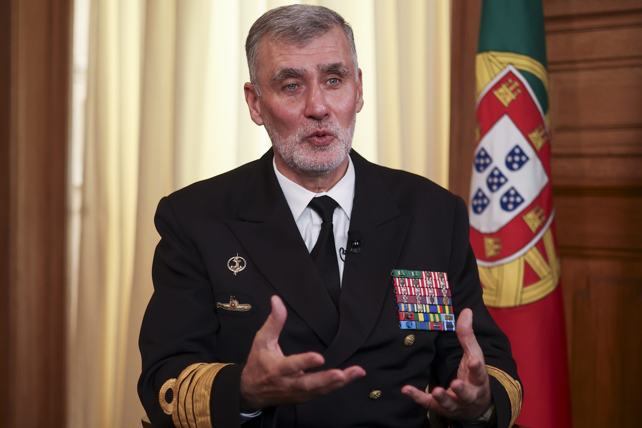 Gouveia e Melo como presidente? “Parece que alguém quer ter um seguro de vida fazendo a pergunta mil vezes”