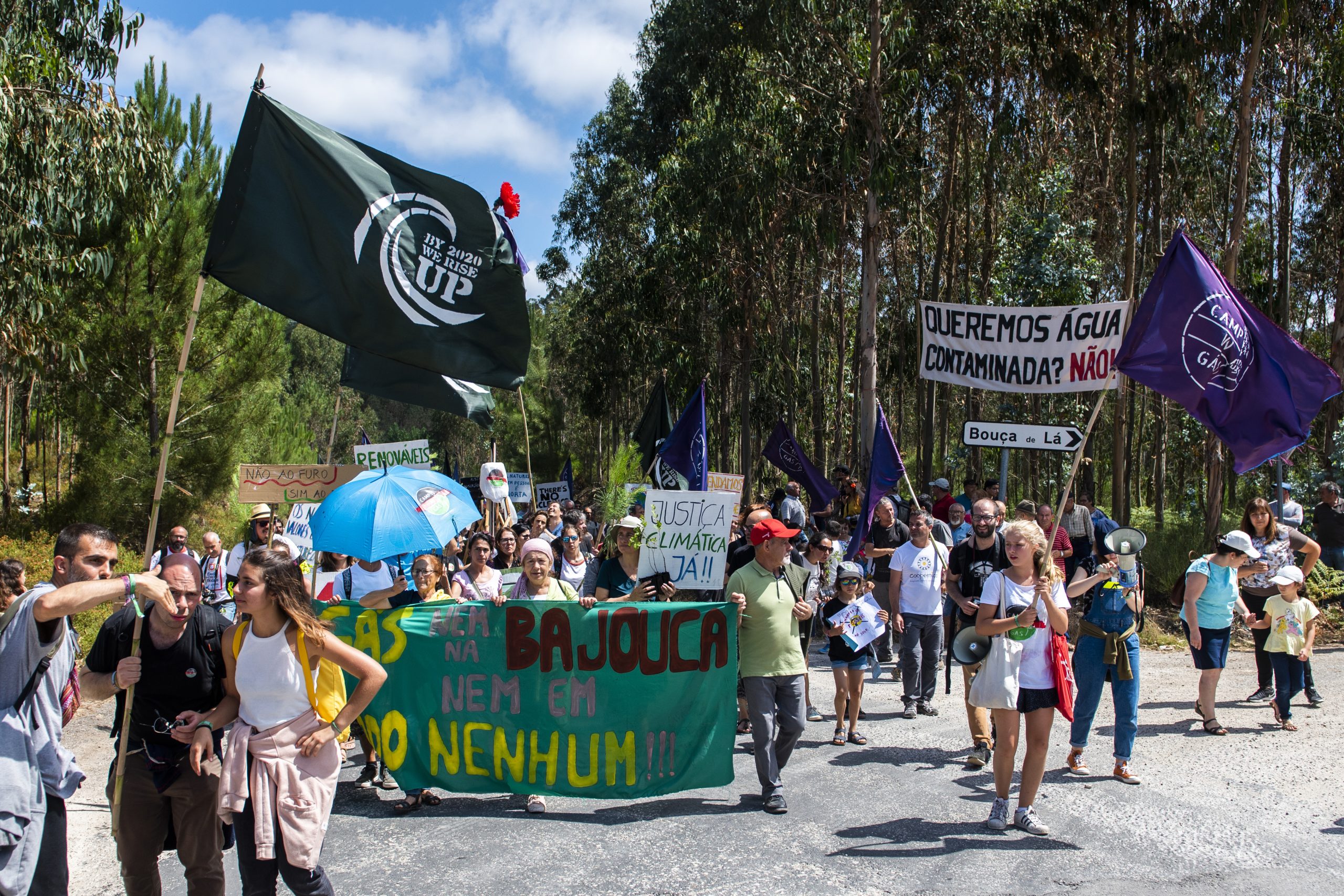 Manifestação contra exploração de gás na Bajouca junta cerca de 350 pessoas