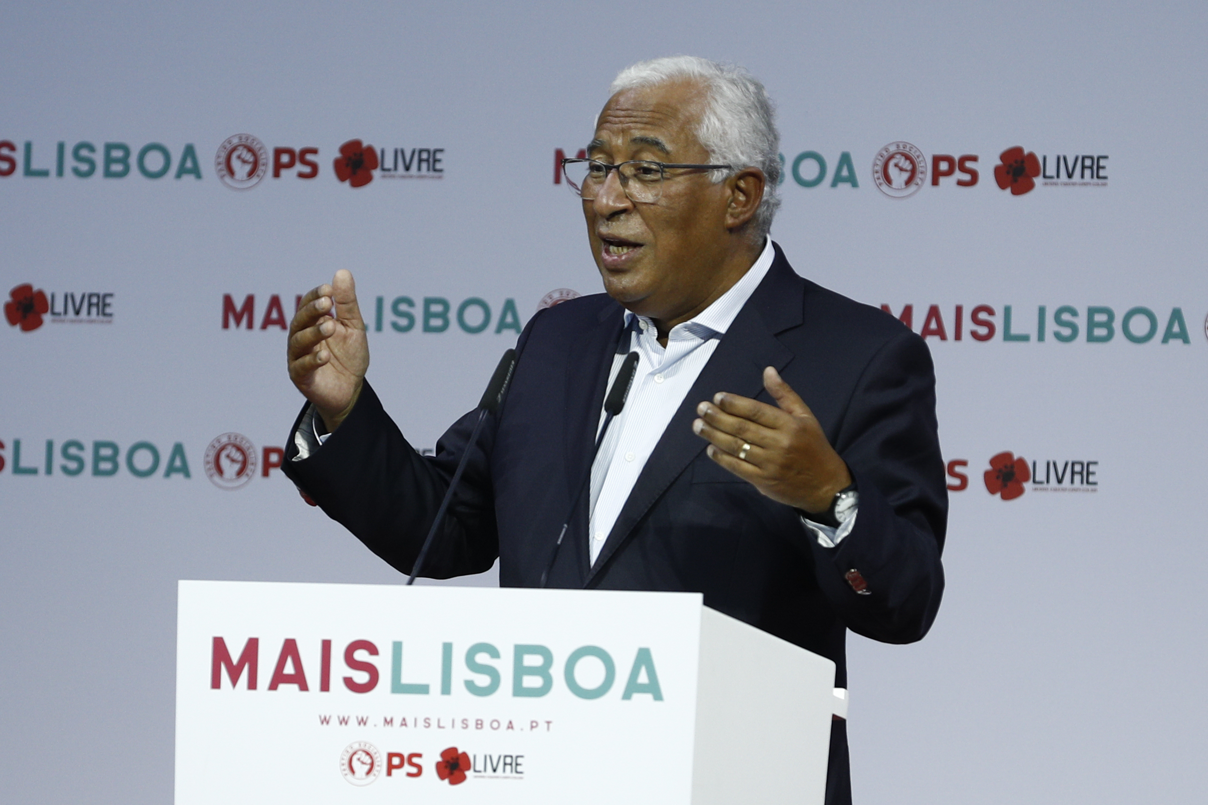 Autárquicas: Costa diz que elaboração de planos regionais sem ser “às ordens de Lisboa” é “passo enorme