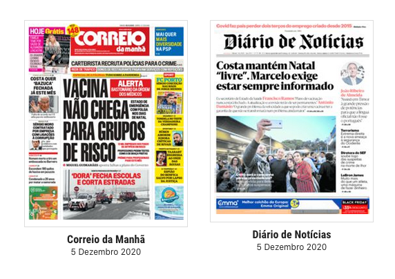 Revista de imprensa: Entre as vacinas da gripe, a neve e os planos para a covid-19