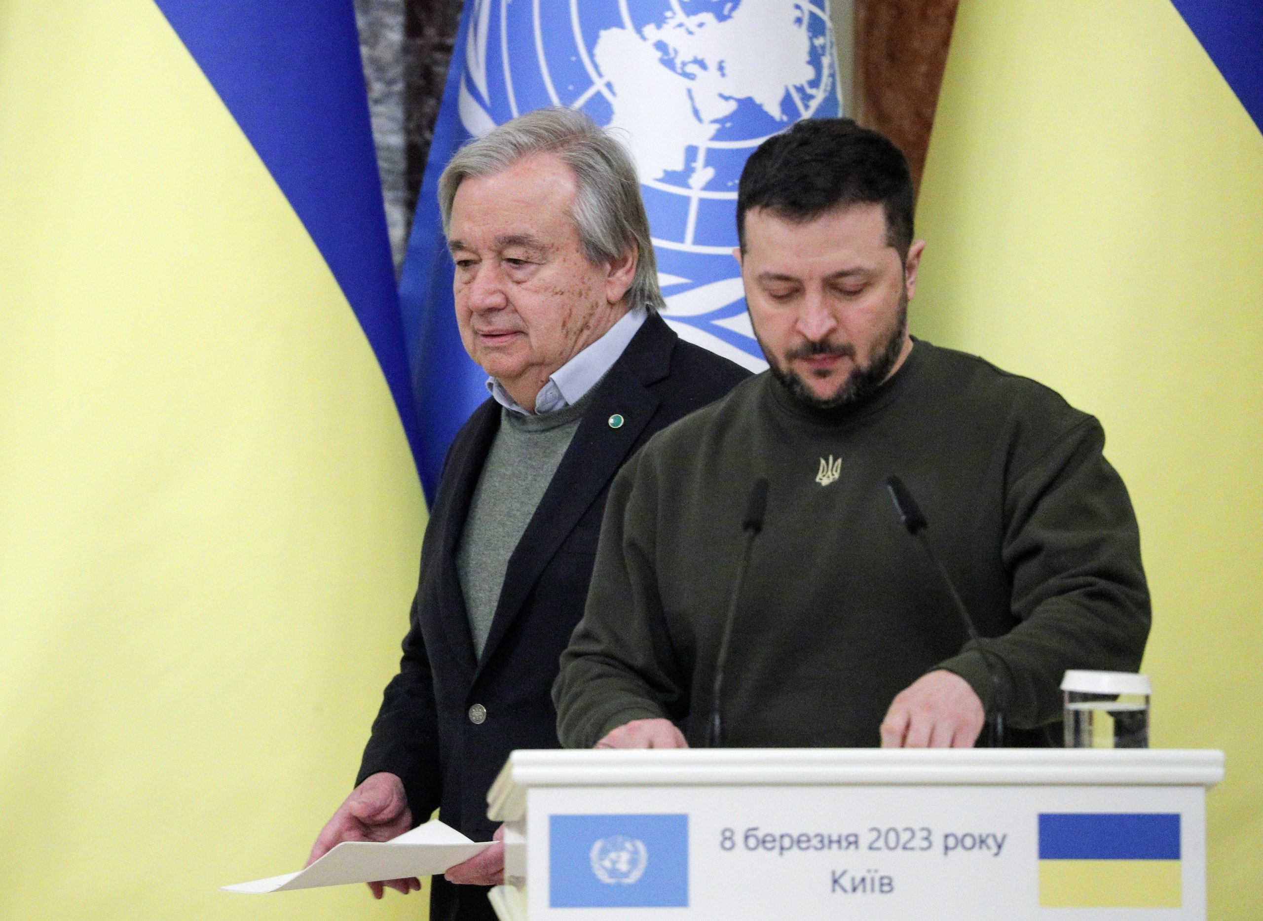 Guterres e Zelensky convidados para próximo Conselho Europeu