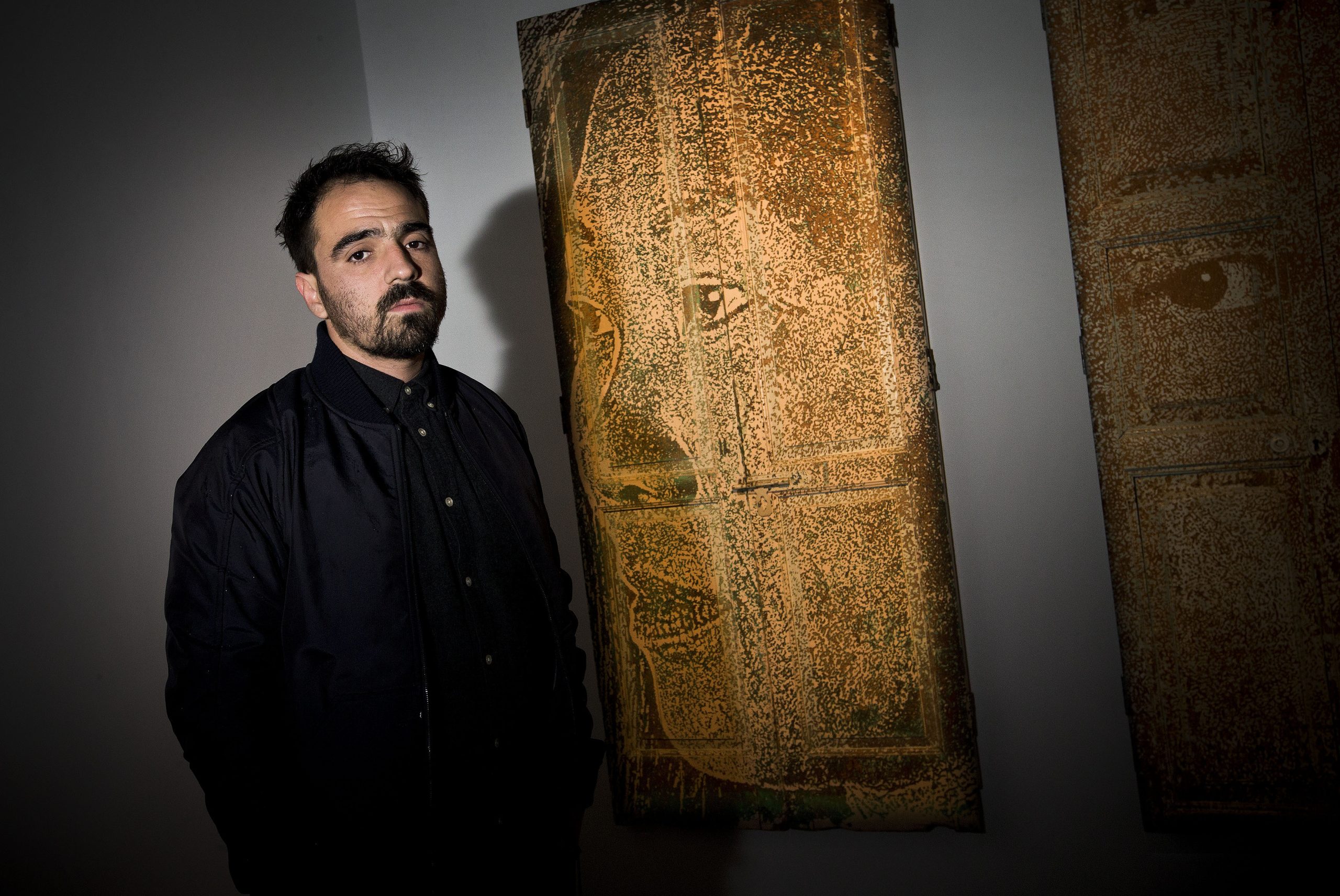 Murais de Vhils em bairros da comunidade portuguesa de Newark