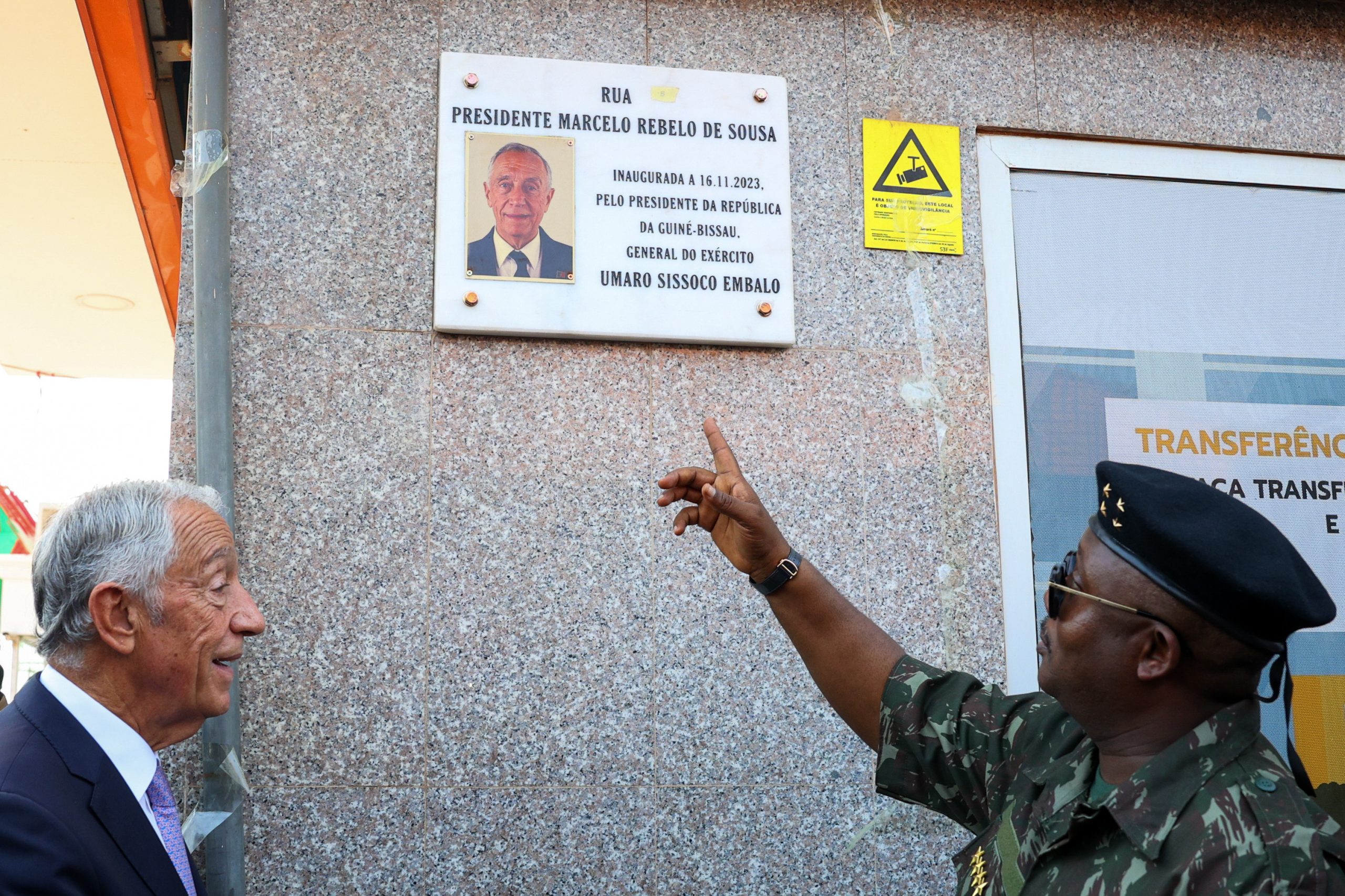 Marcelo Rebelo de Sousa inaugura rua com o seu nome em Bissau