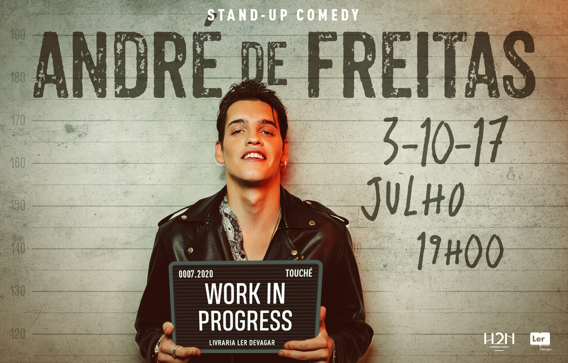 É português, é um dos maiores talentos do stand-up lá fora e vai dar três espetáculos no LX Factory