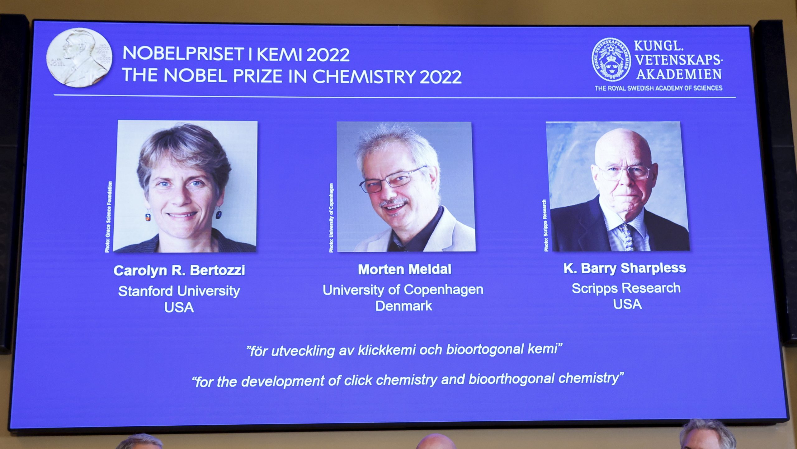 Nobel da Química: Trio de investigadores distinguido por “métodos engenhosos para criar novas moléculas”