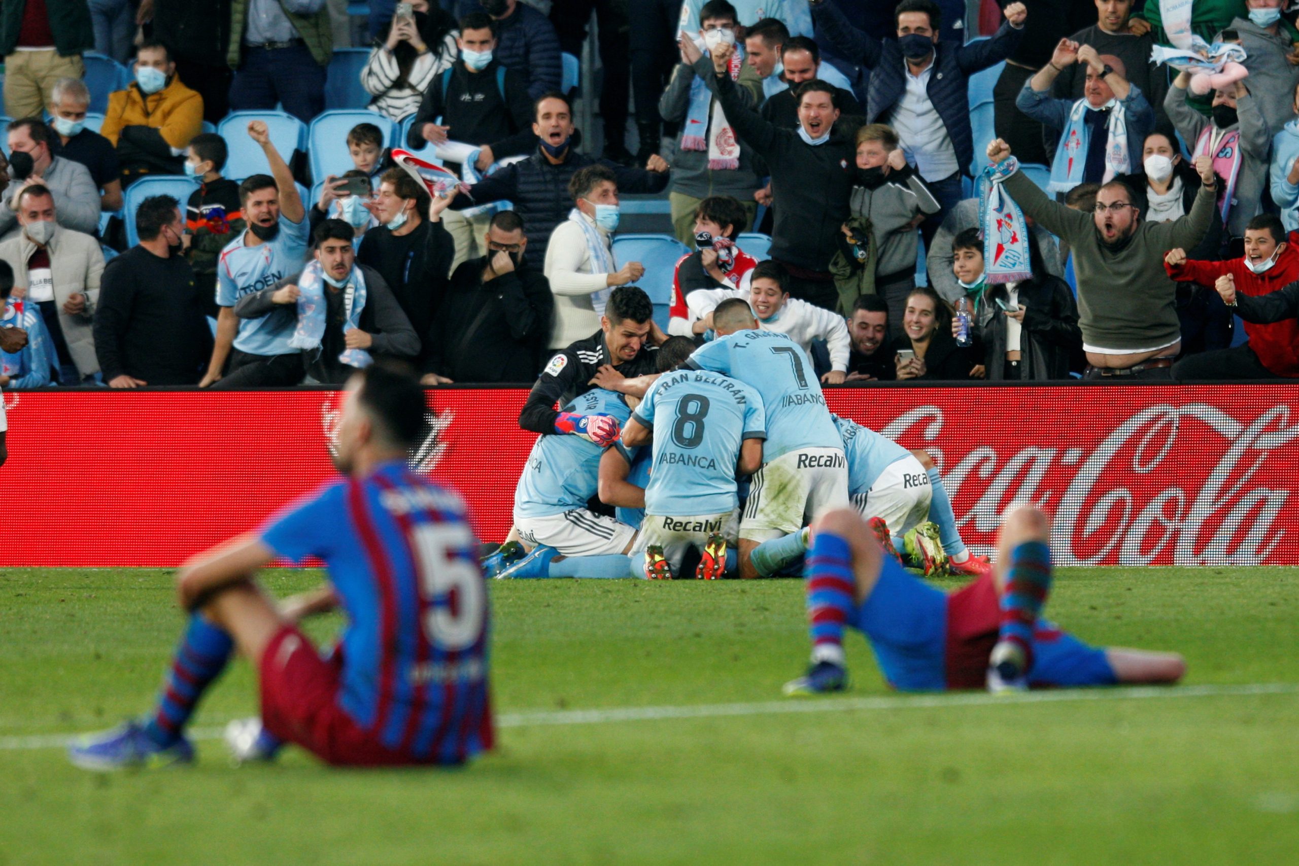 FC Barcelona deixa escapar vantagem de 3-0 e empata com o Celta de Vigo