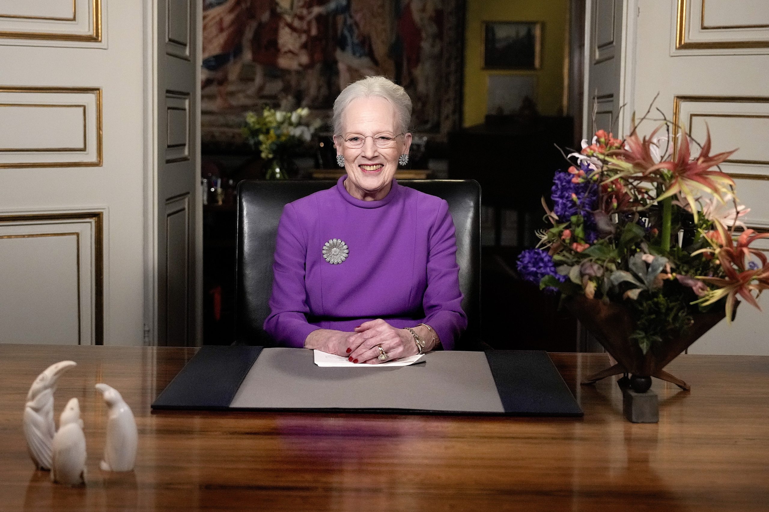 Rainha da Dinamarca abdica do trono no seu tradicional discurso de Ano Novo