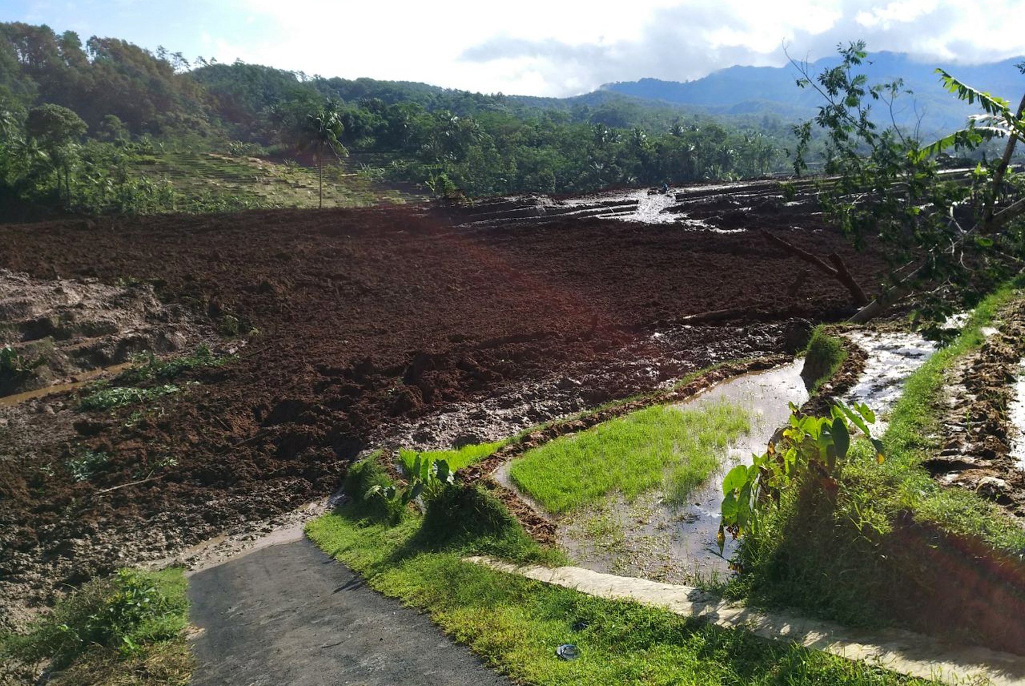 Indonésia: 14 feridos e 11 desaparecidos em deslizamento de terras