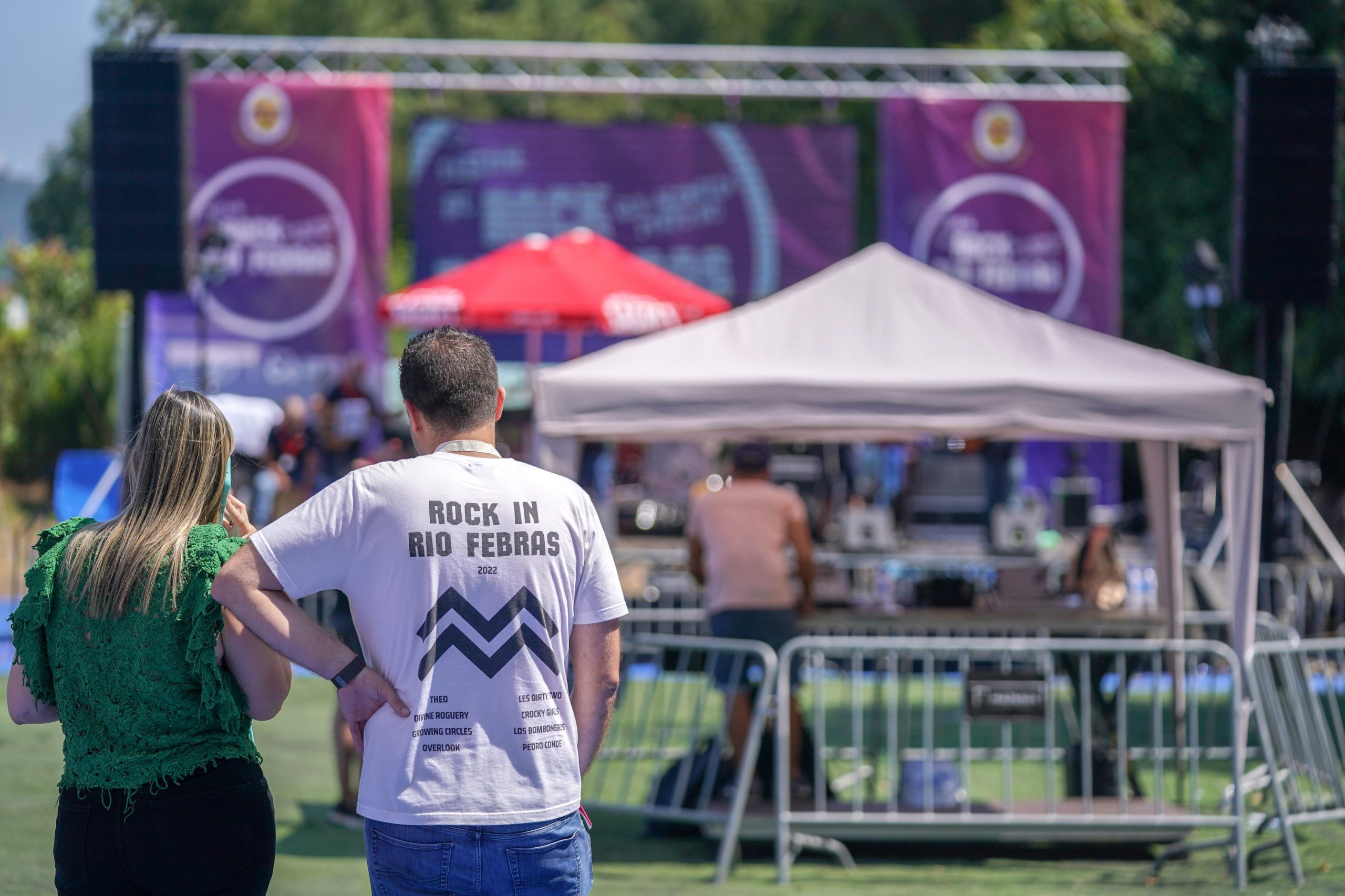 Terreno de batatas e legumes é hoje o palco do Rock in Rio Febras. E há  festa “até a GNR chegar”