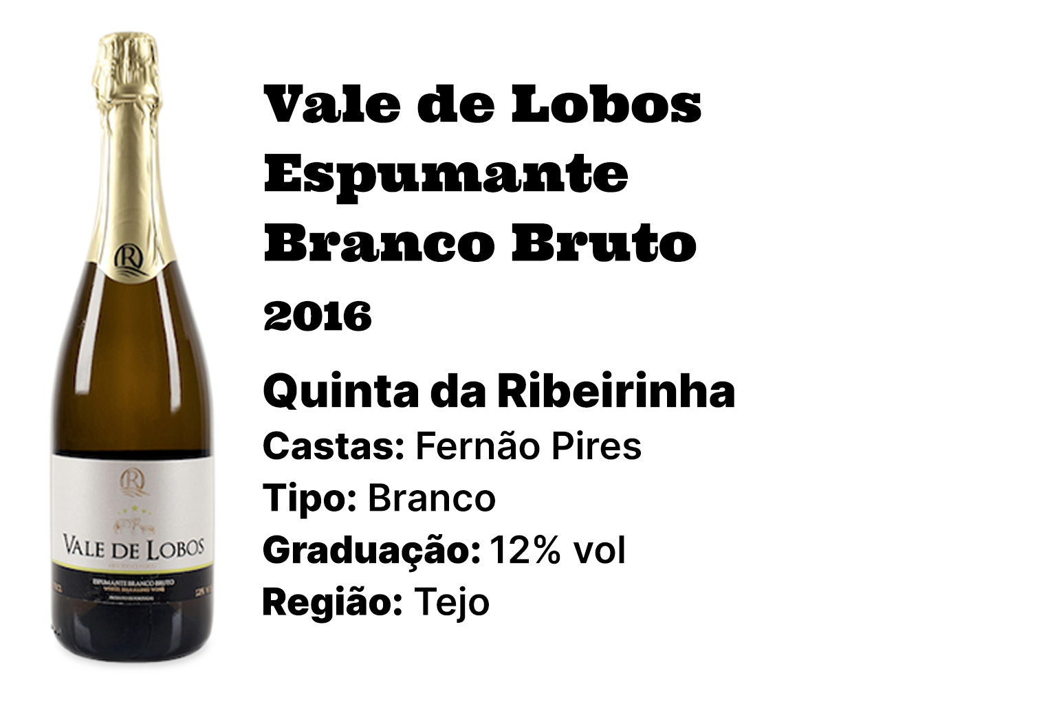 Vale de Lobos Espumante Branco Bruto