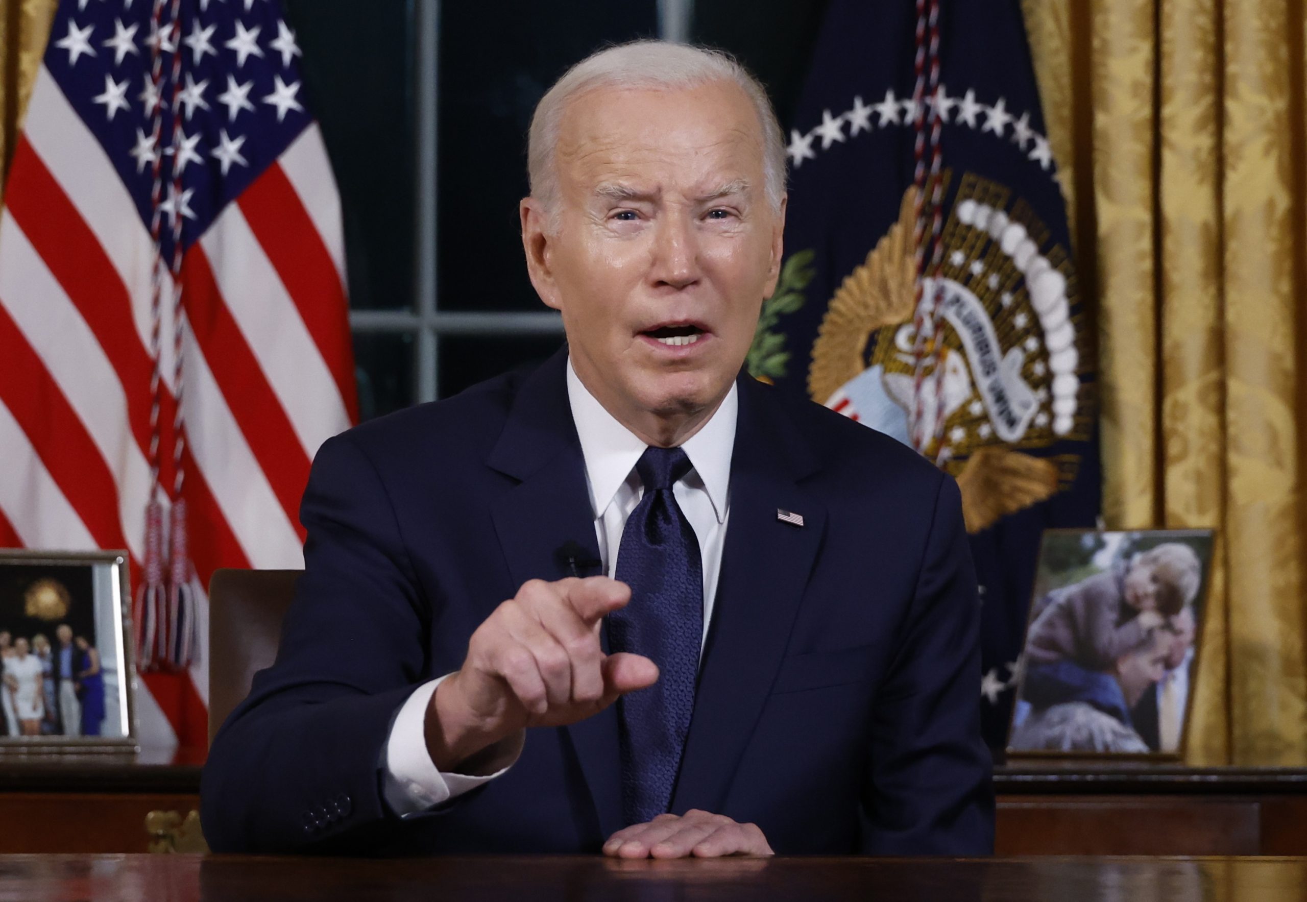 Biden garante que EUA estarão mais seguros se ajudarem Ucrânia e Israel