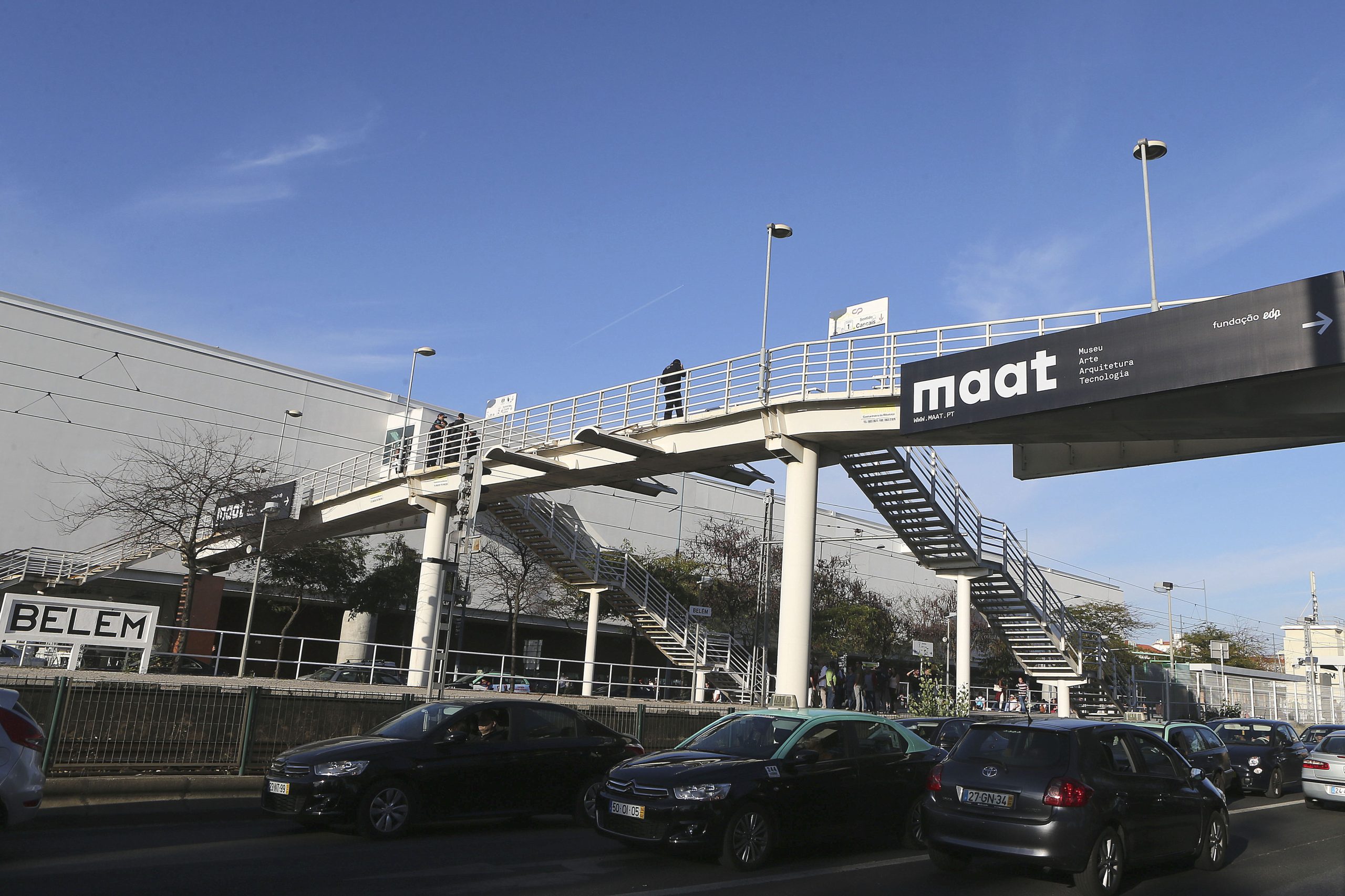 Reaberta ponte pedonal perto ao Museu dos Coches, em Belém