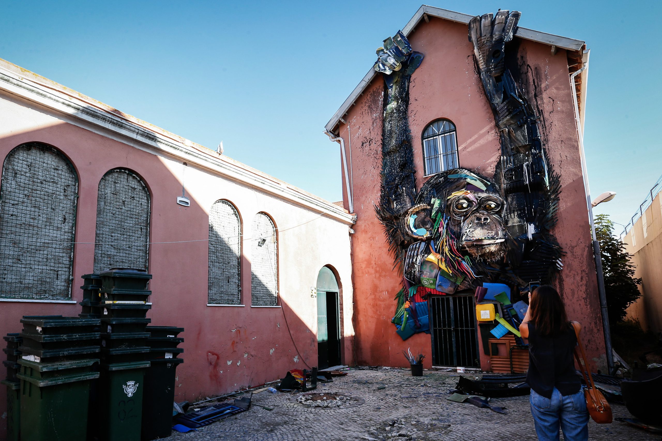 Mais de 3.200 pessoas visitaram exposição de Bordalo II em Lisboa no fim de semana