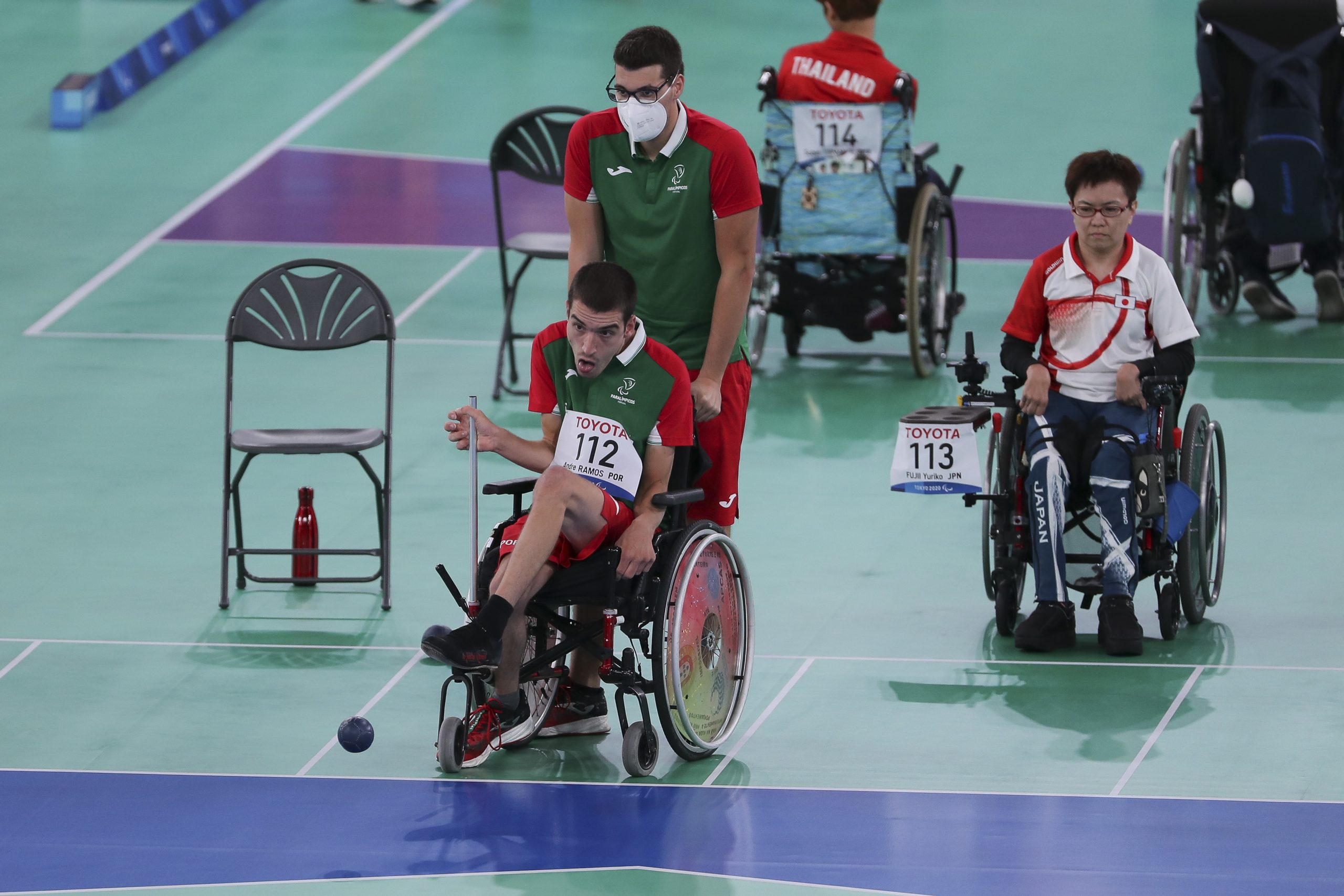 Foram os “primeiros Jogos”, mas ainda assim André Ramos conseguiu um quarto lugar na boccia