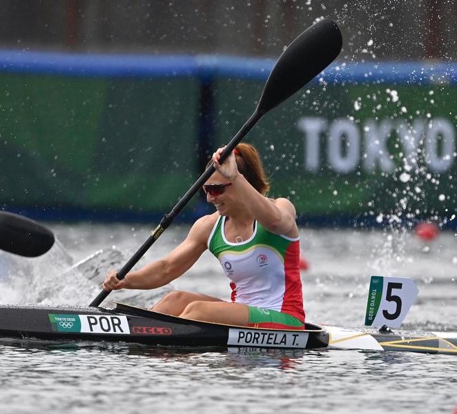 Canoísta Teresa Portela vence final B de K1 200 metros e termina em 10º lugar
