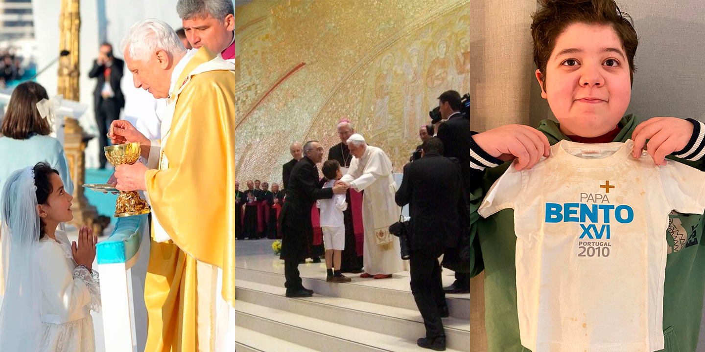 “Não é um Papa tão mal amado como se dizia”. Três histórias com Bento XVI em Portugal
